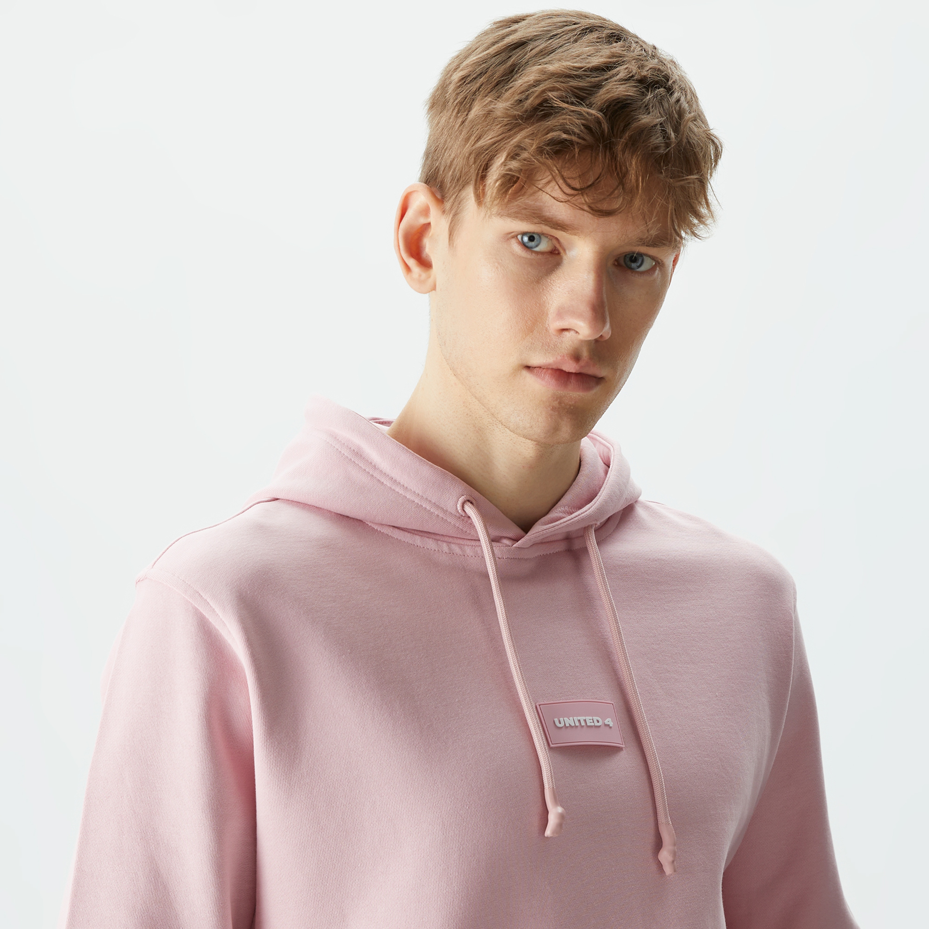 UNITED4 Erkek Pembe Sweatshirt