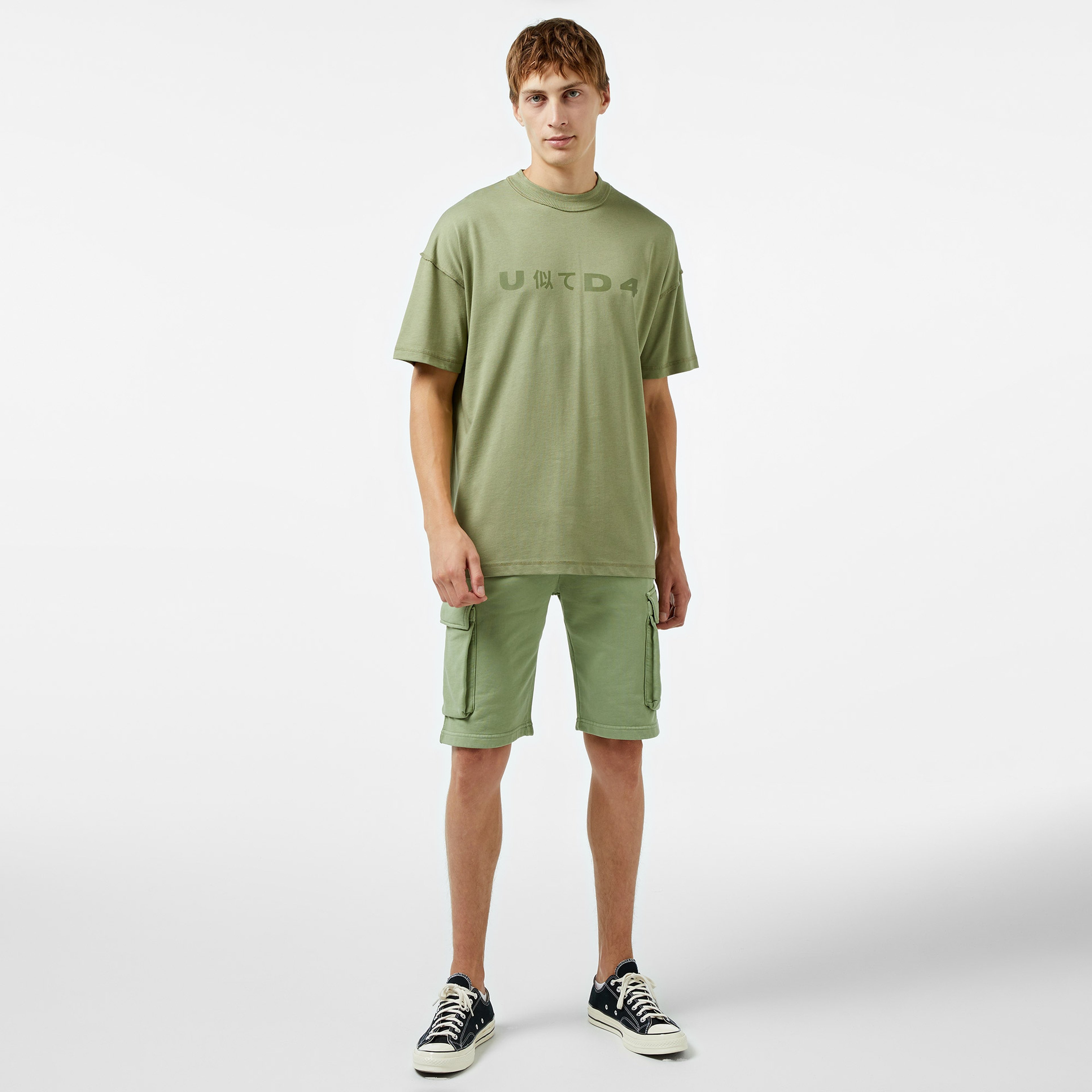 UNITED4 Erkek Yeşil T-Shirt