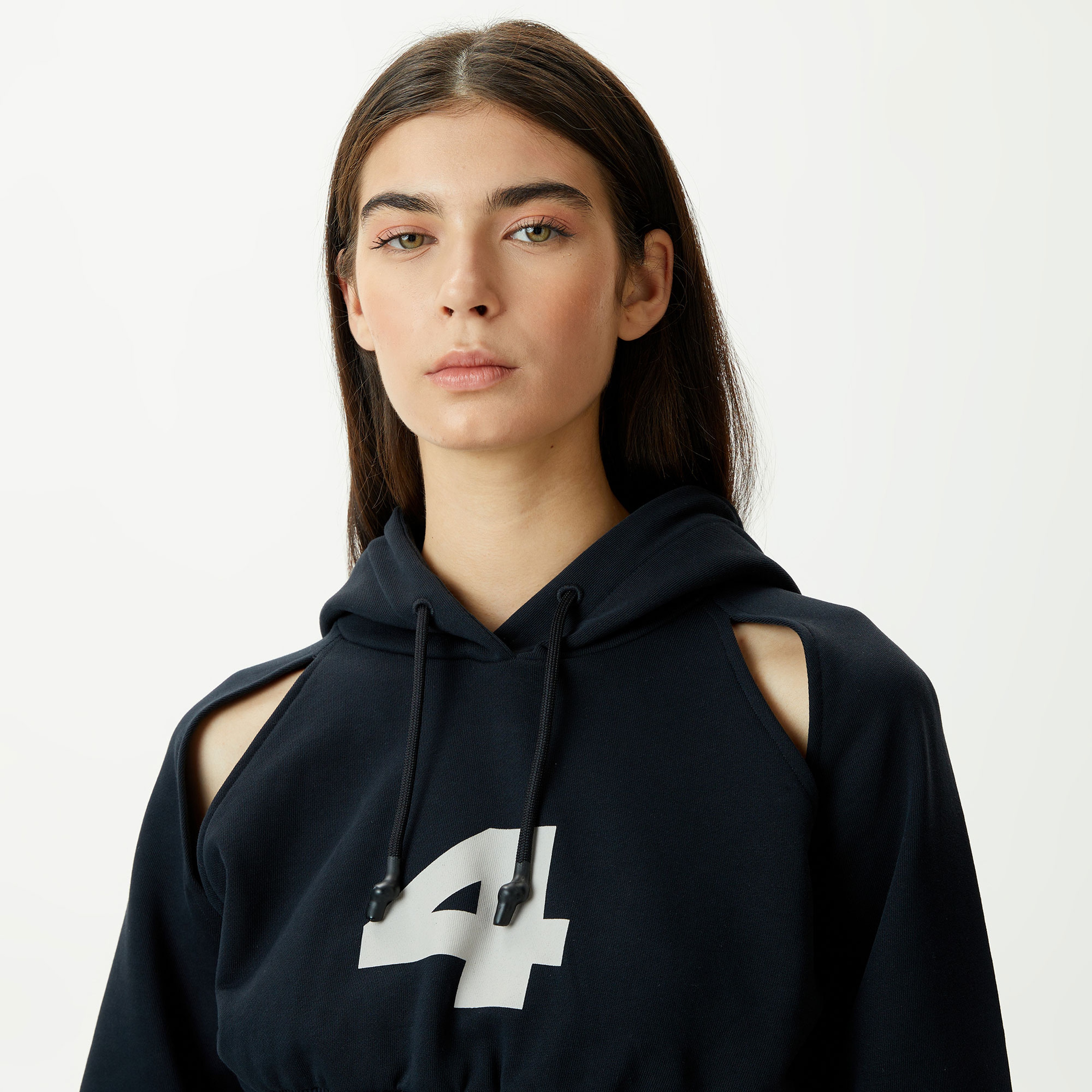 UNITED4 Kadın Siyah Sweatshirt