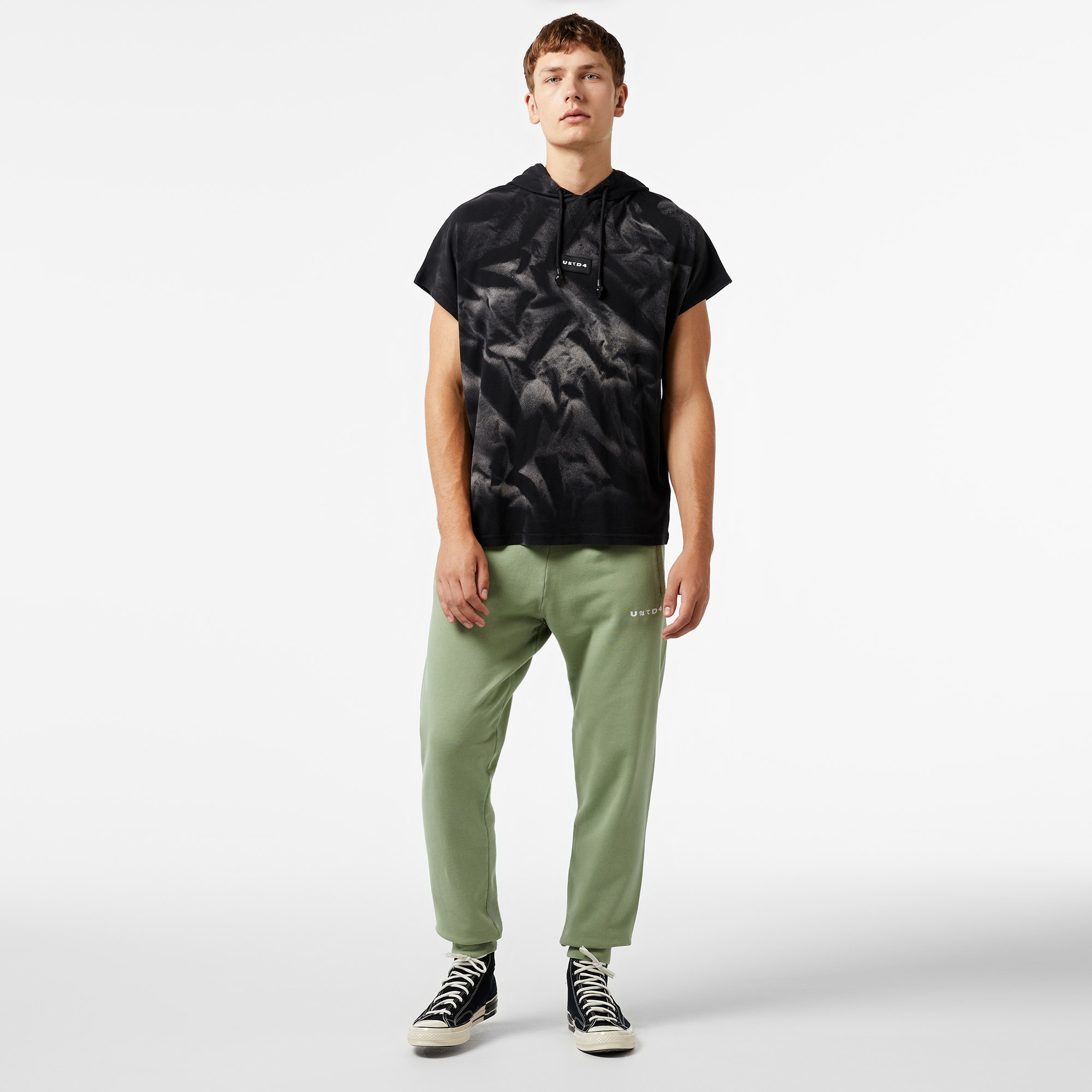 UNITED4 Erkek Siyah T-Shirt