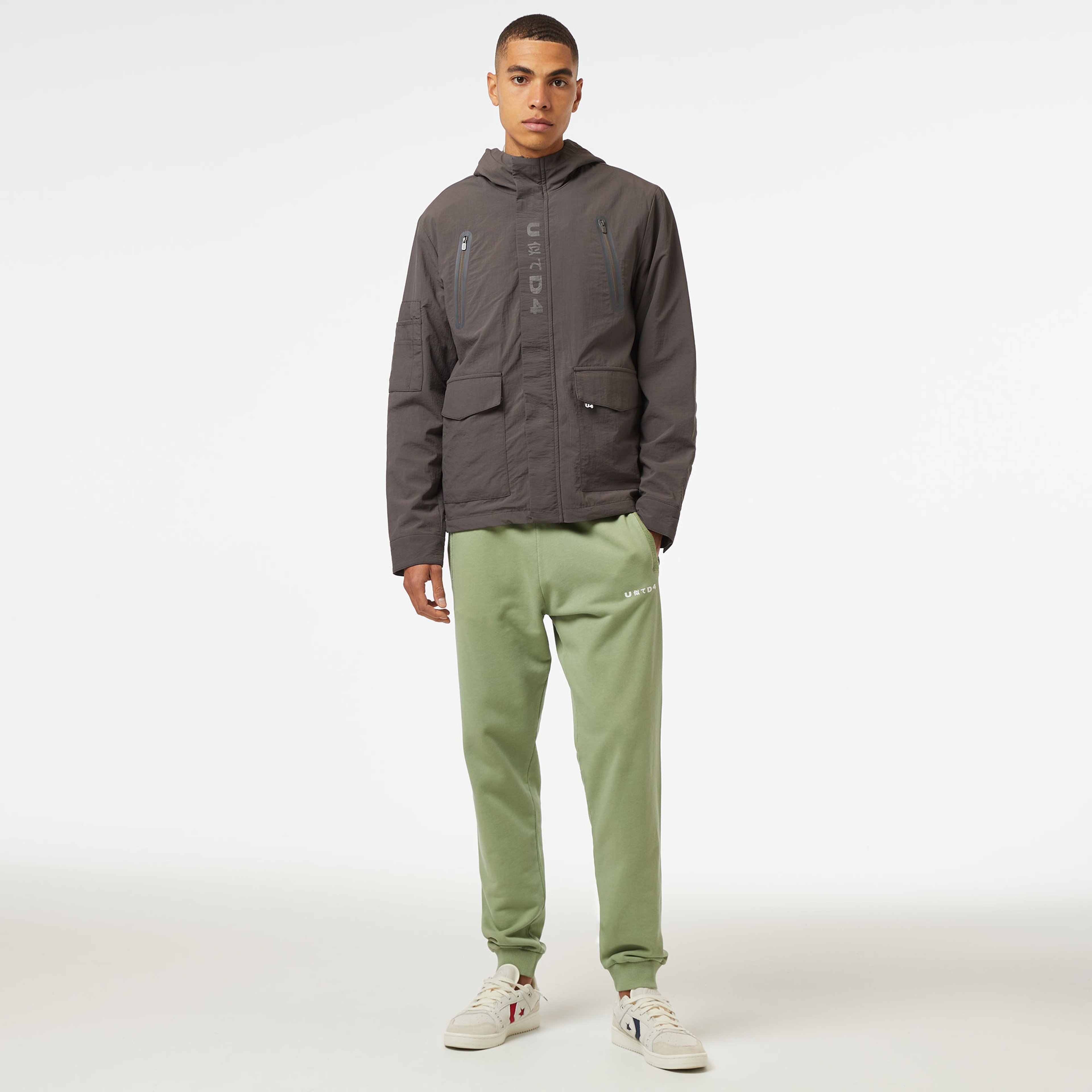 UNITED4 Erkek Gri Mont