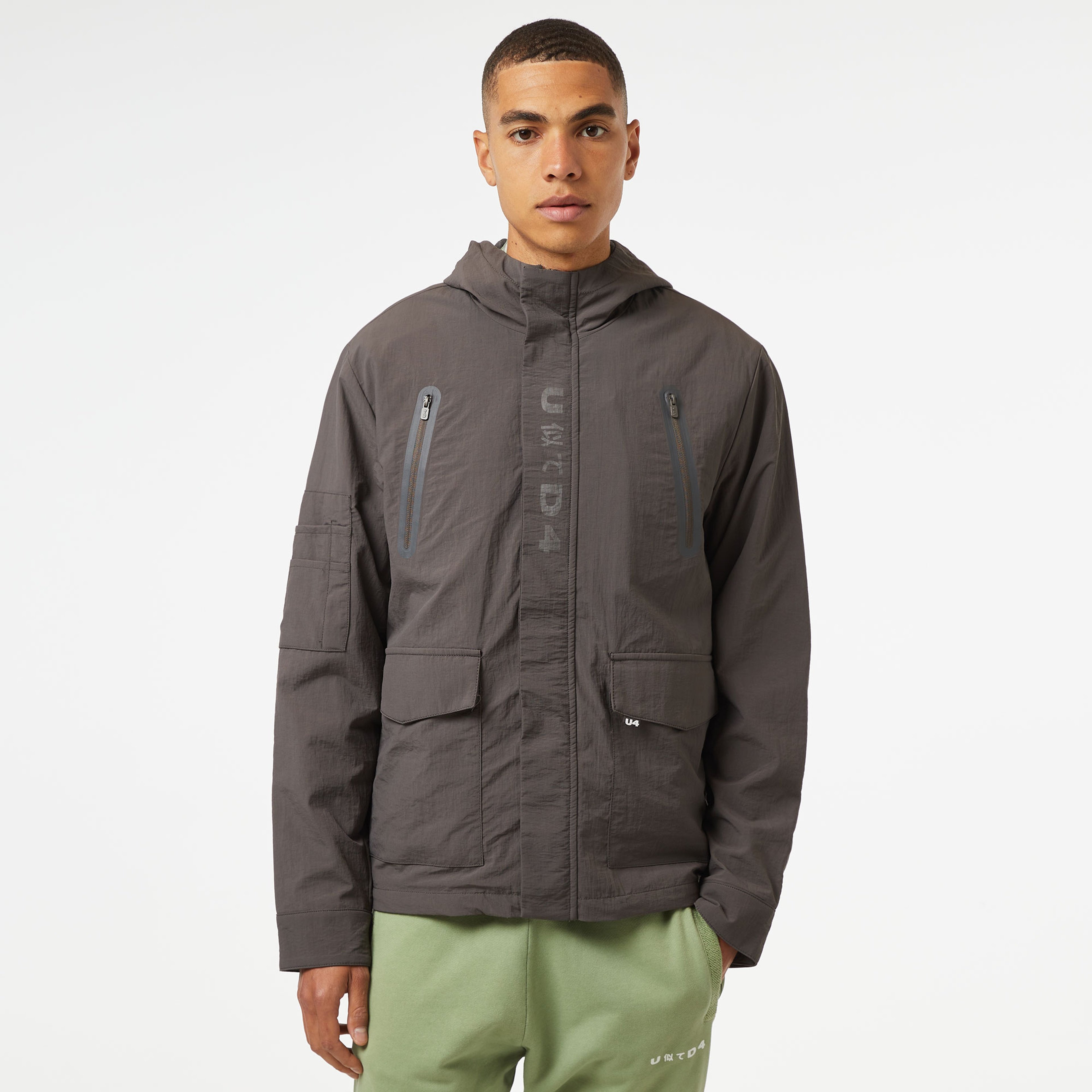 UNITED4 Erkek Gri Mont