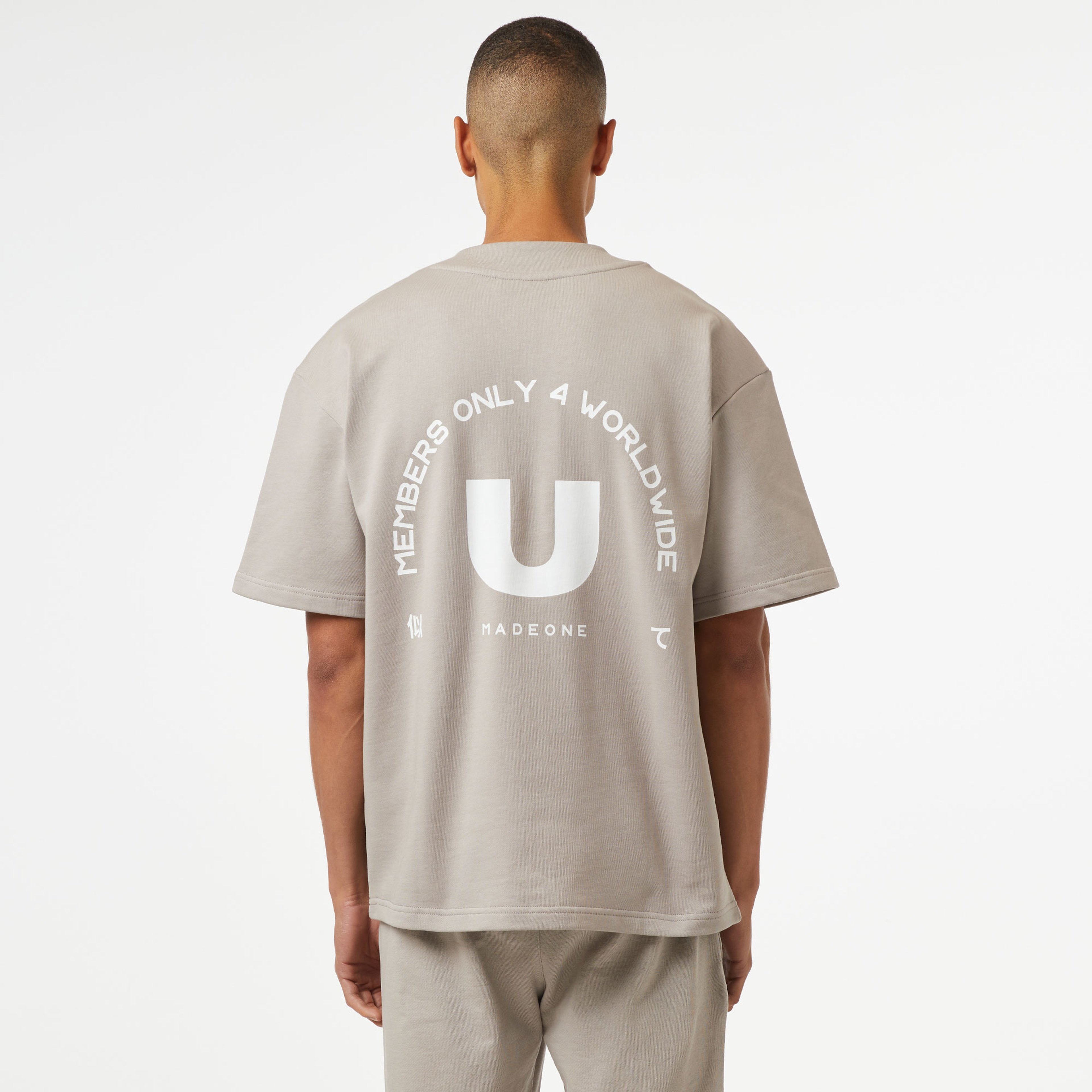 UNITED4 Erkek Gri T-Shirt