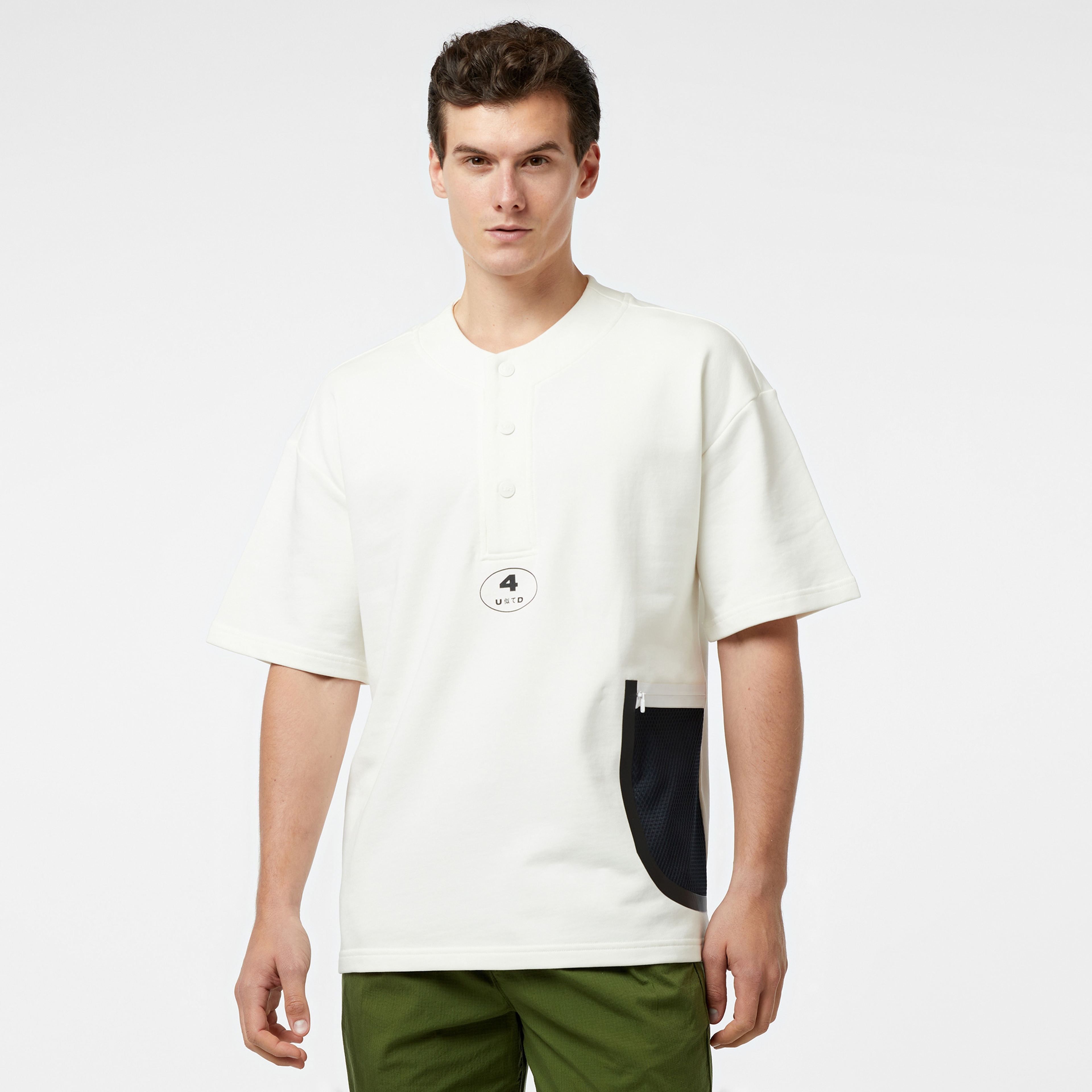 UNITED4 Erkek Beyaz T-Shirt