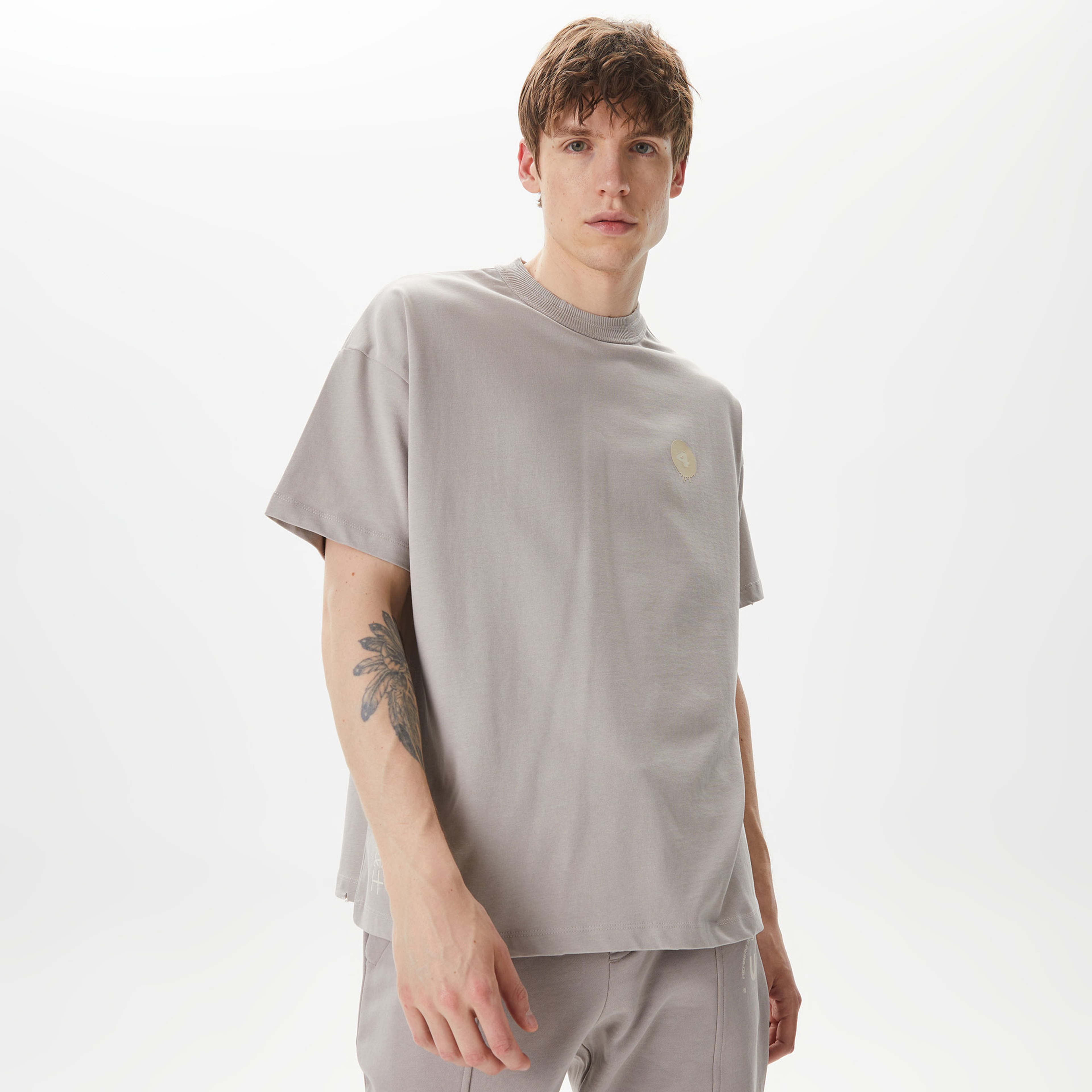 UNITED4 Erkek Gri T-Shirt