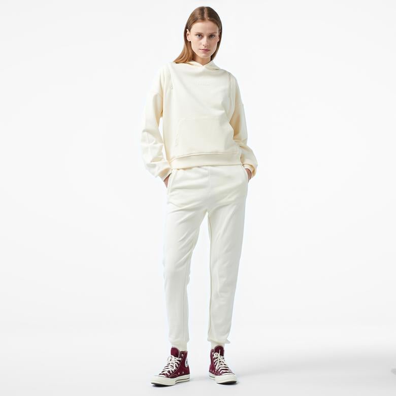 UNITED4 Kadın Krem Sweatshirt