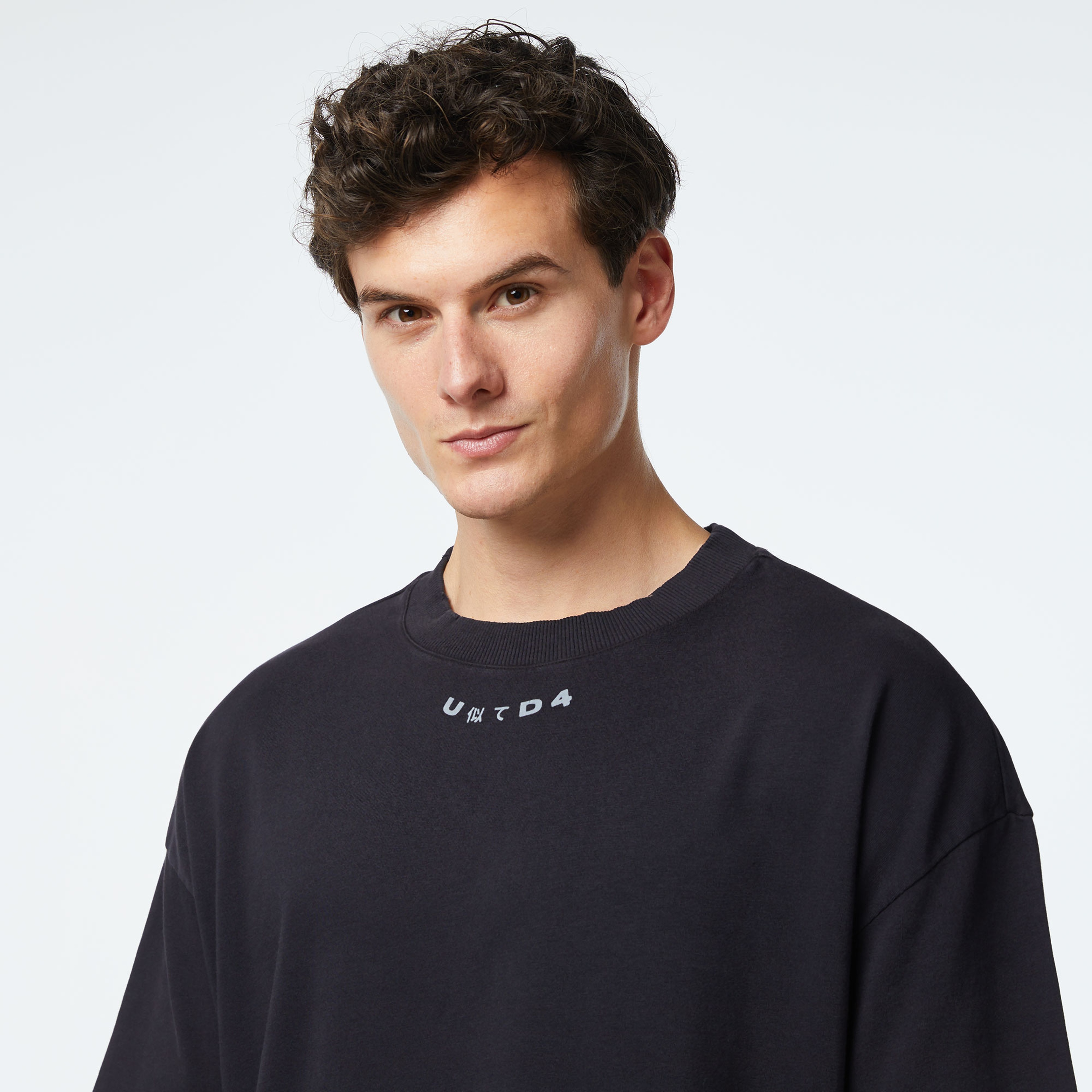 UNITED4 Classic Erkek Siyah T-Shirt