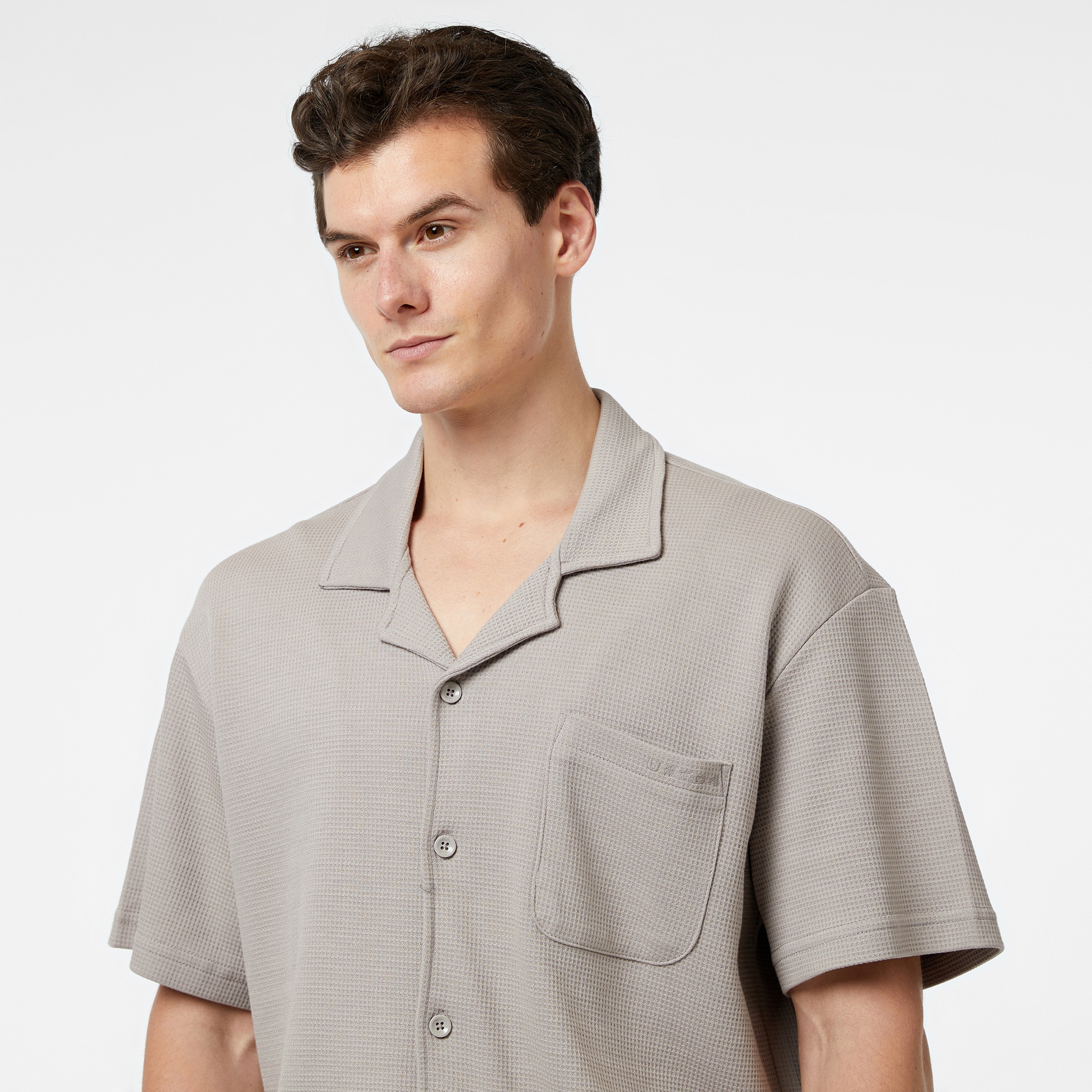 UNITED4 Erkek Gri Gömlek