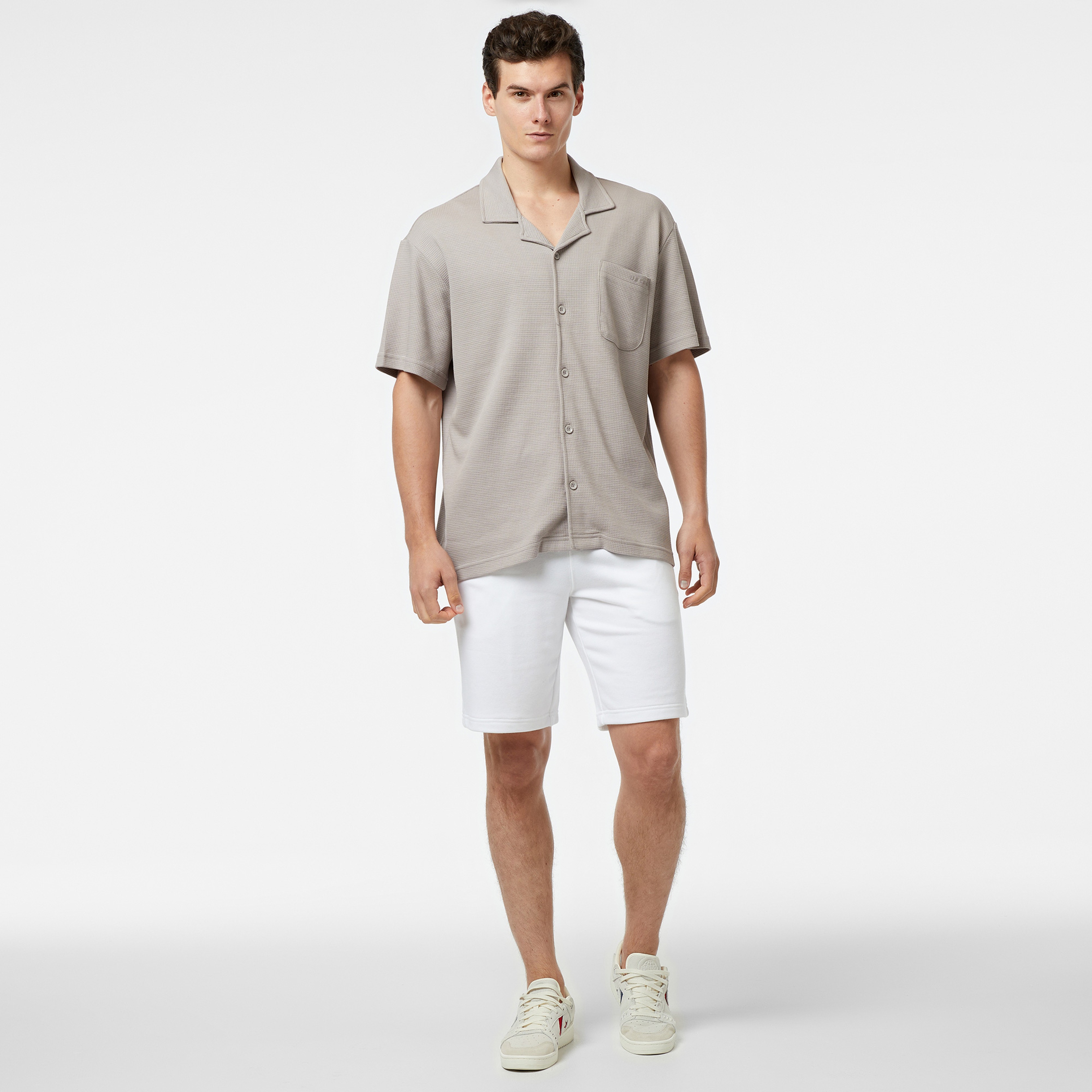 UNITED4 Erkek Gri Gömlek