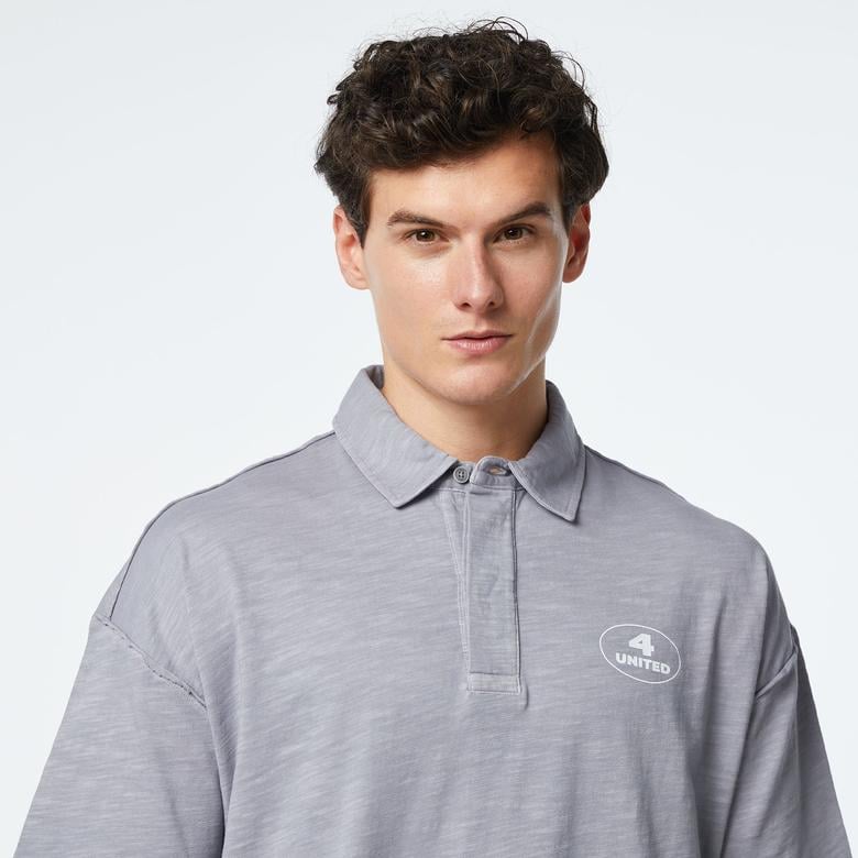 UNITED4 Erkek Gri Polo