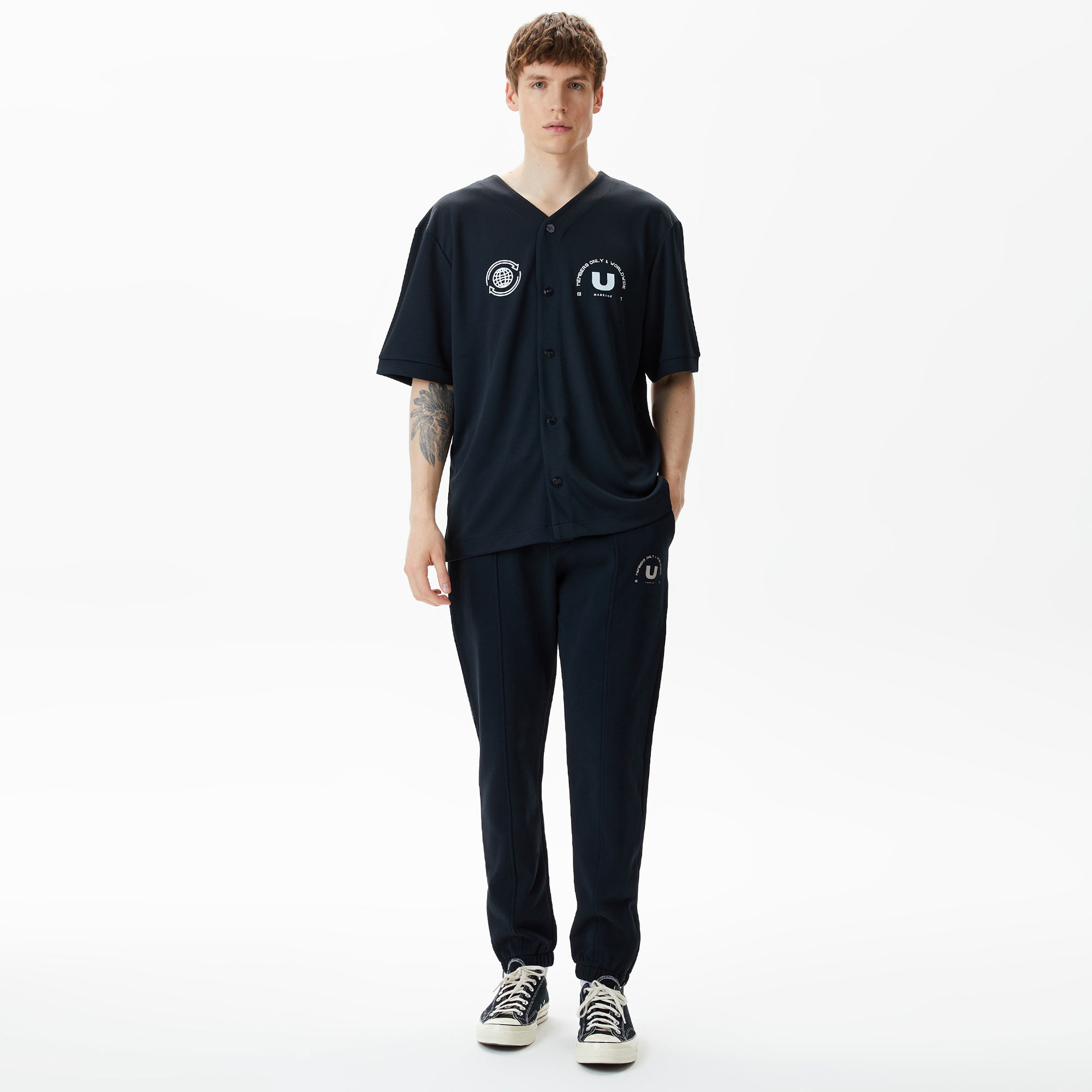 UNITED4 Erkek Siyah Gömlek