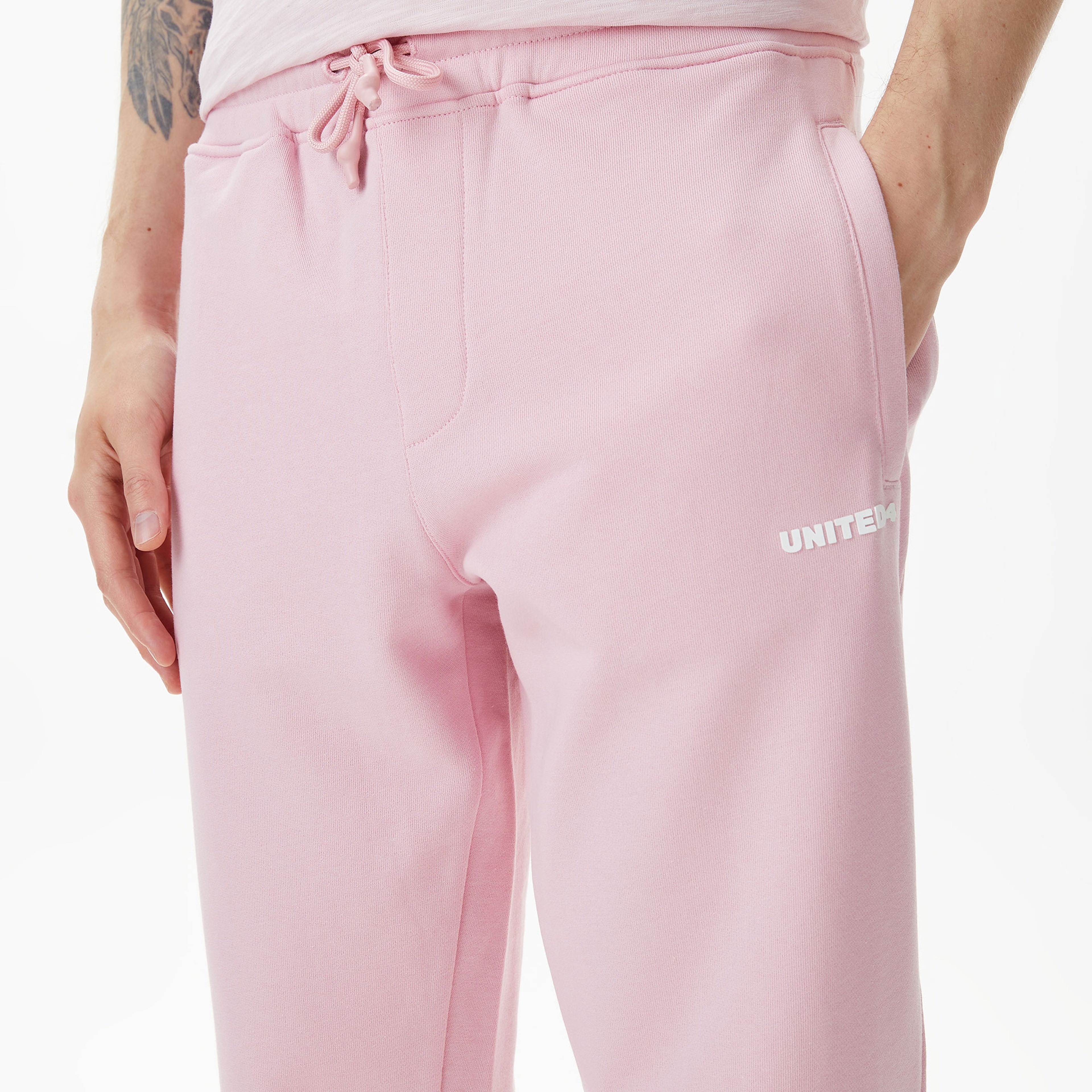 UNITED4 Erkek Pembe Eşofman Altı