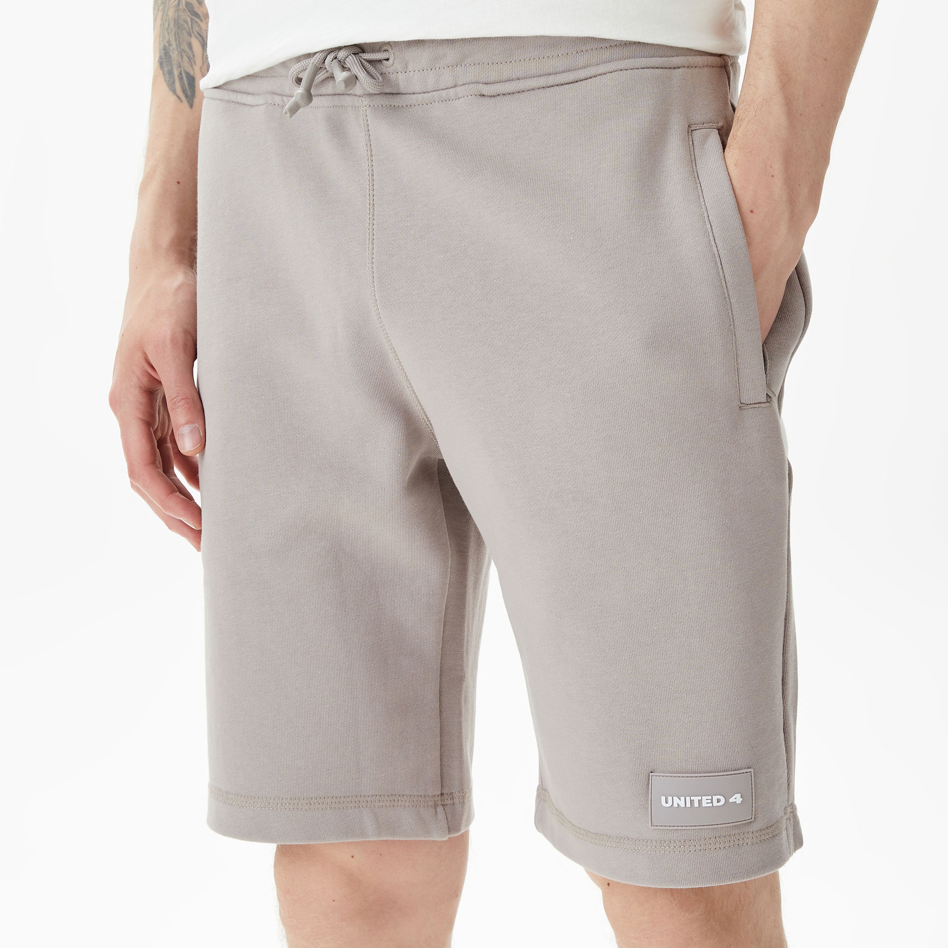 UNITED4 Erkek Gri Şort