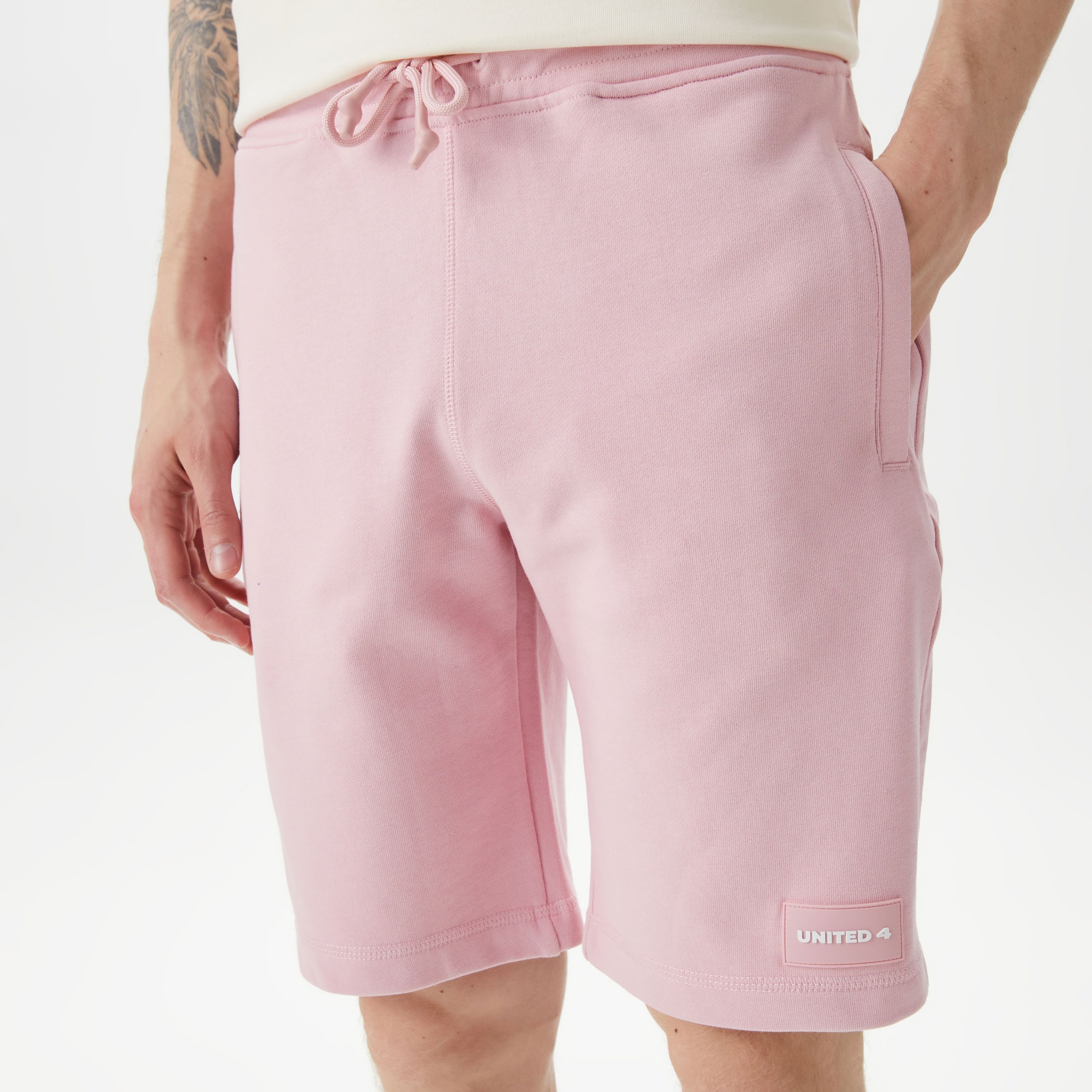 UNITED4 Erkek Pembe Şort