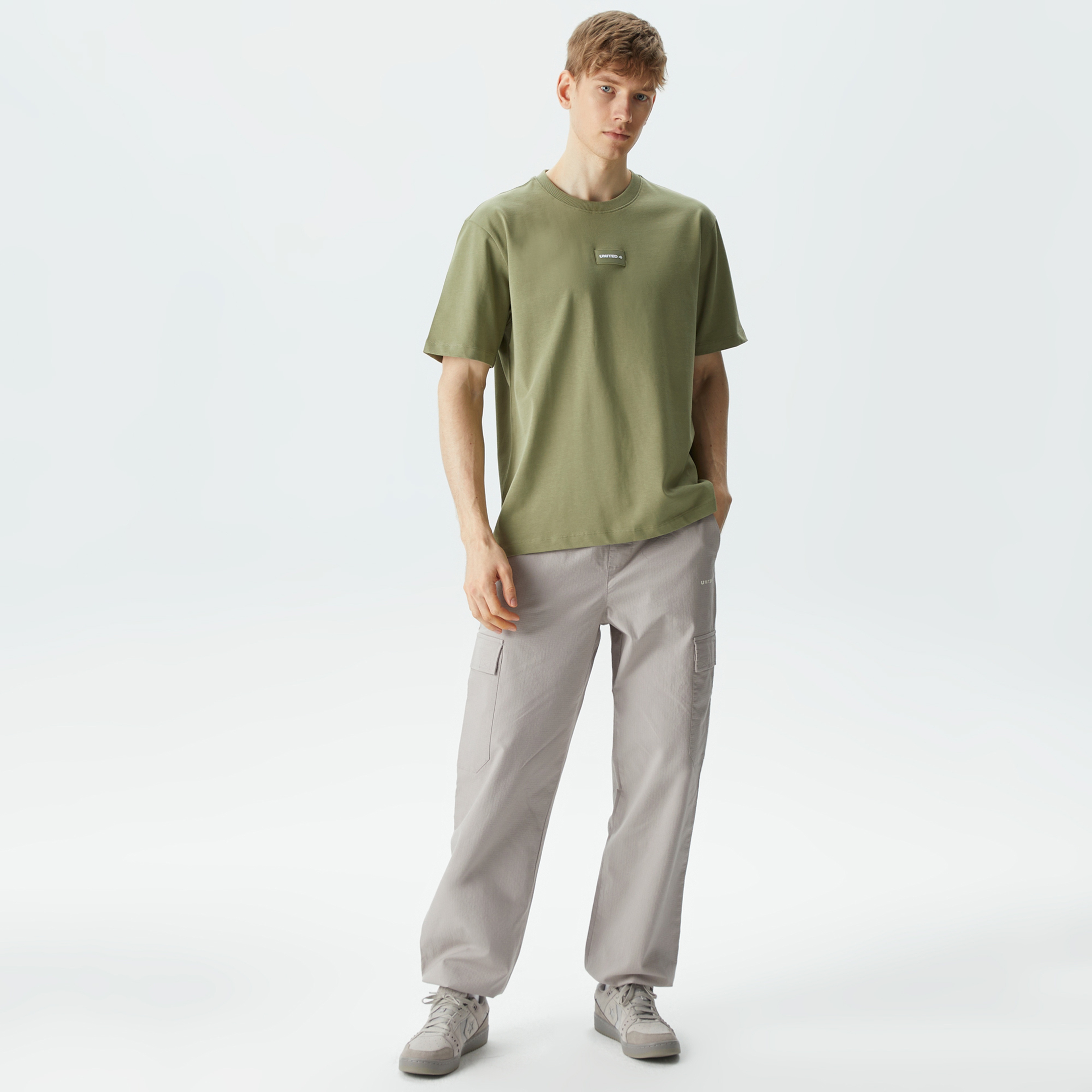 UNITED4 Erkek Haki T-Shirt
