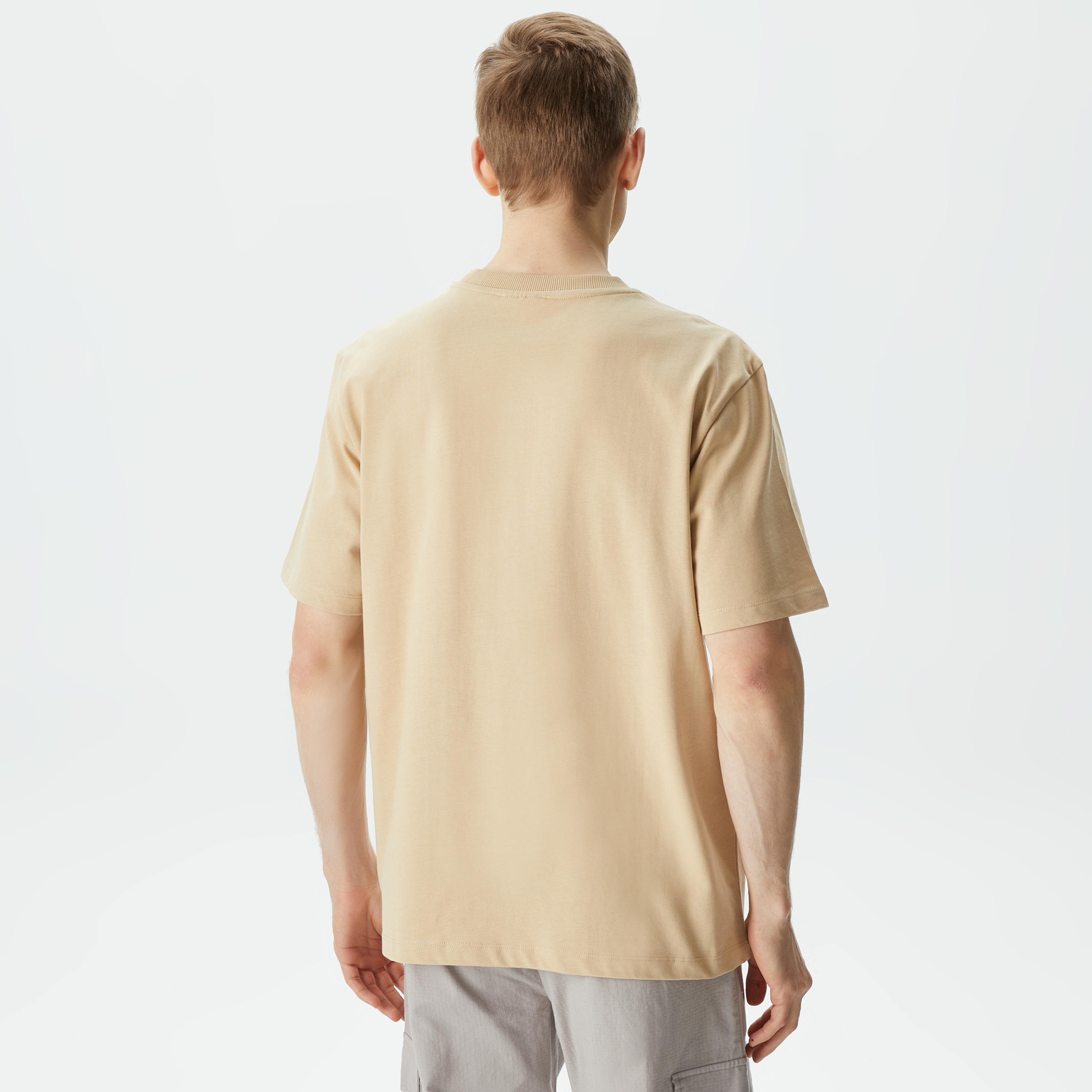 UNITED4 Erkek Krem T-Shirt