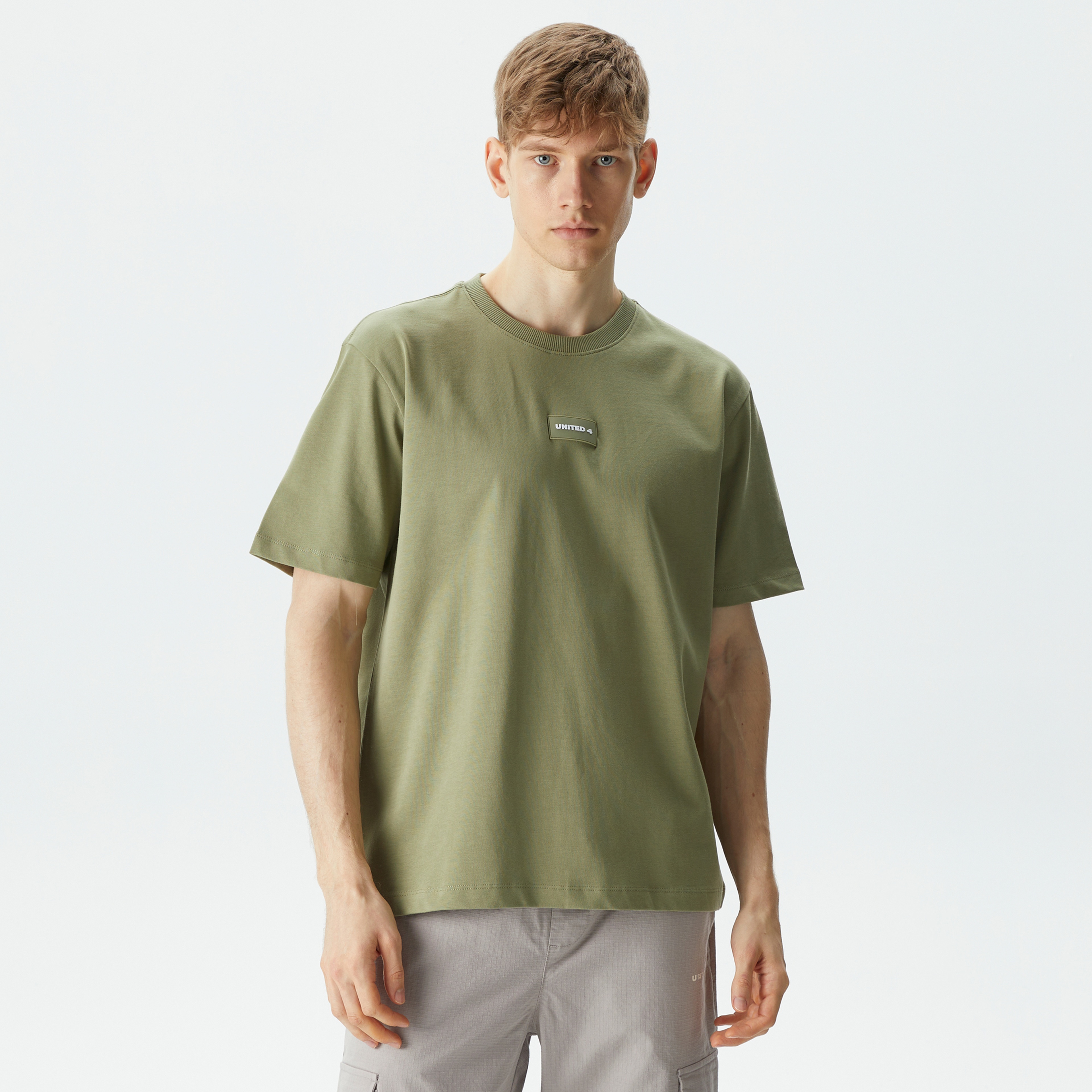 UNITED4 Erkek Haki T-Shirt