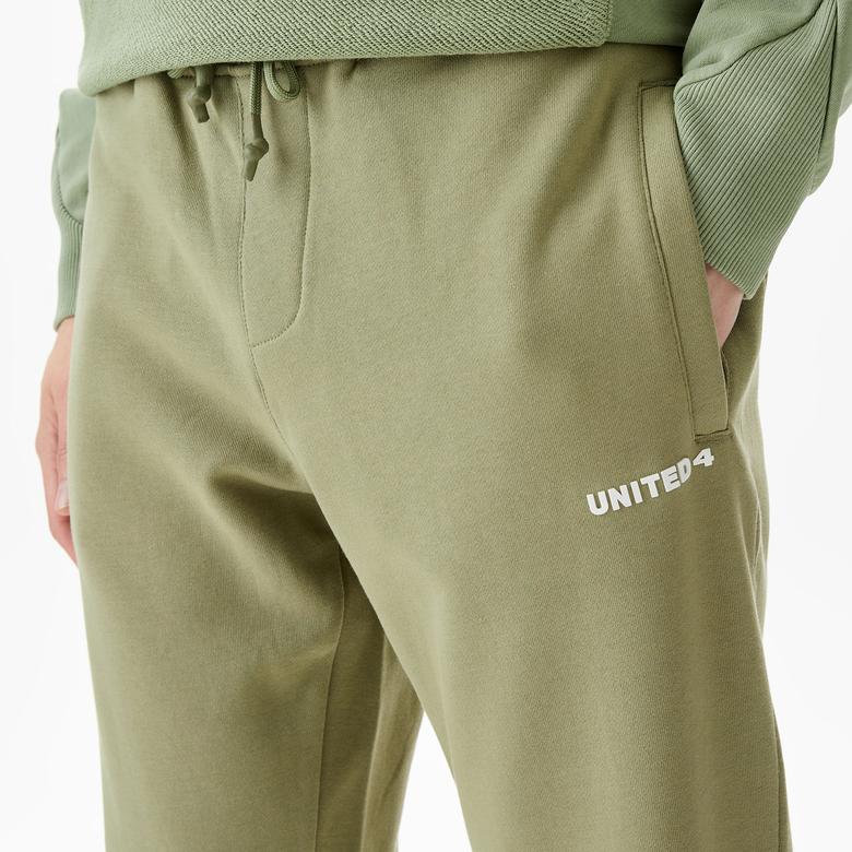 UNITED4 Classic Erkek Haki Eşofman Altı