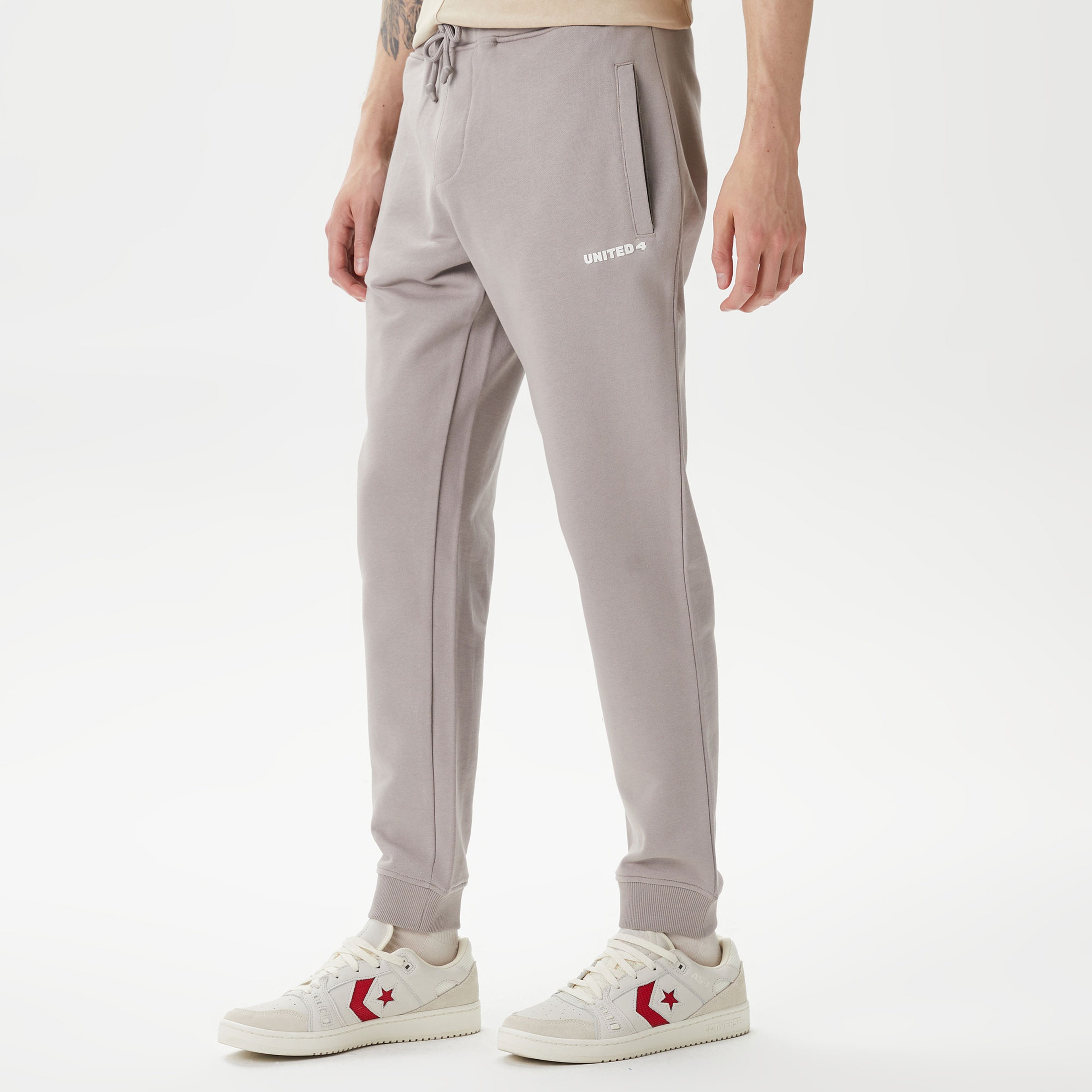 UNITED4 Erkek Gri Eşofman Altı