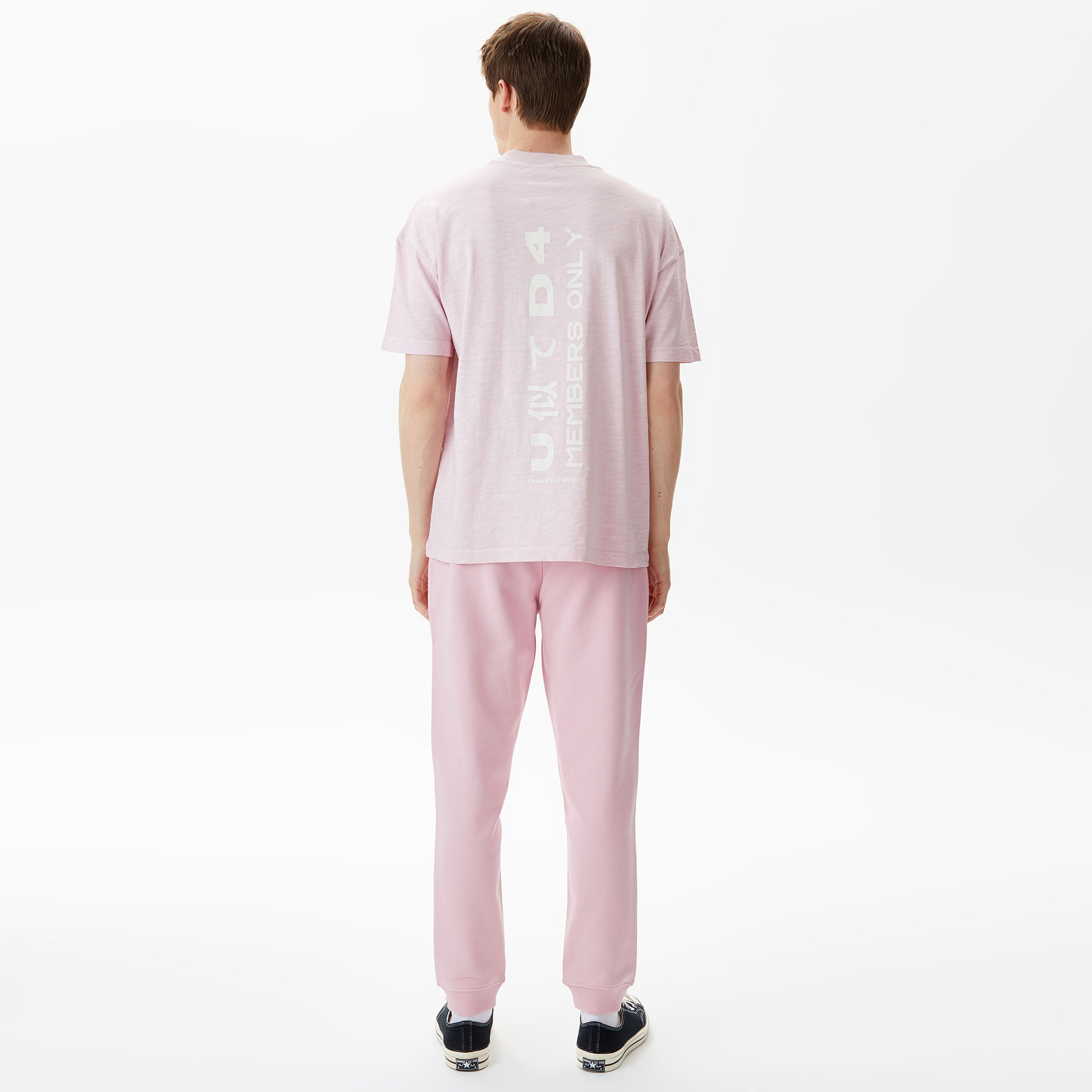 UNITED4 Erkek Pembe Eşofman Altı