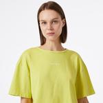 UNITED4 Kadın Sarı Crop T-Shirt