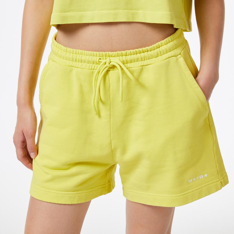 UNITED4 Kadın Sarı Şort