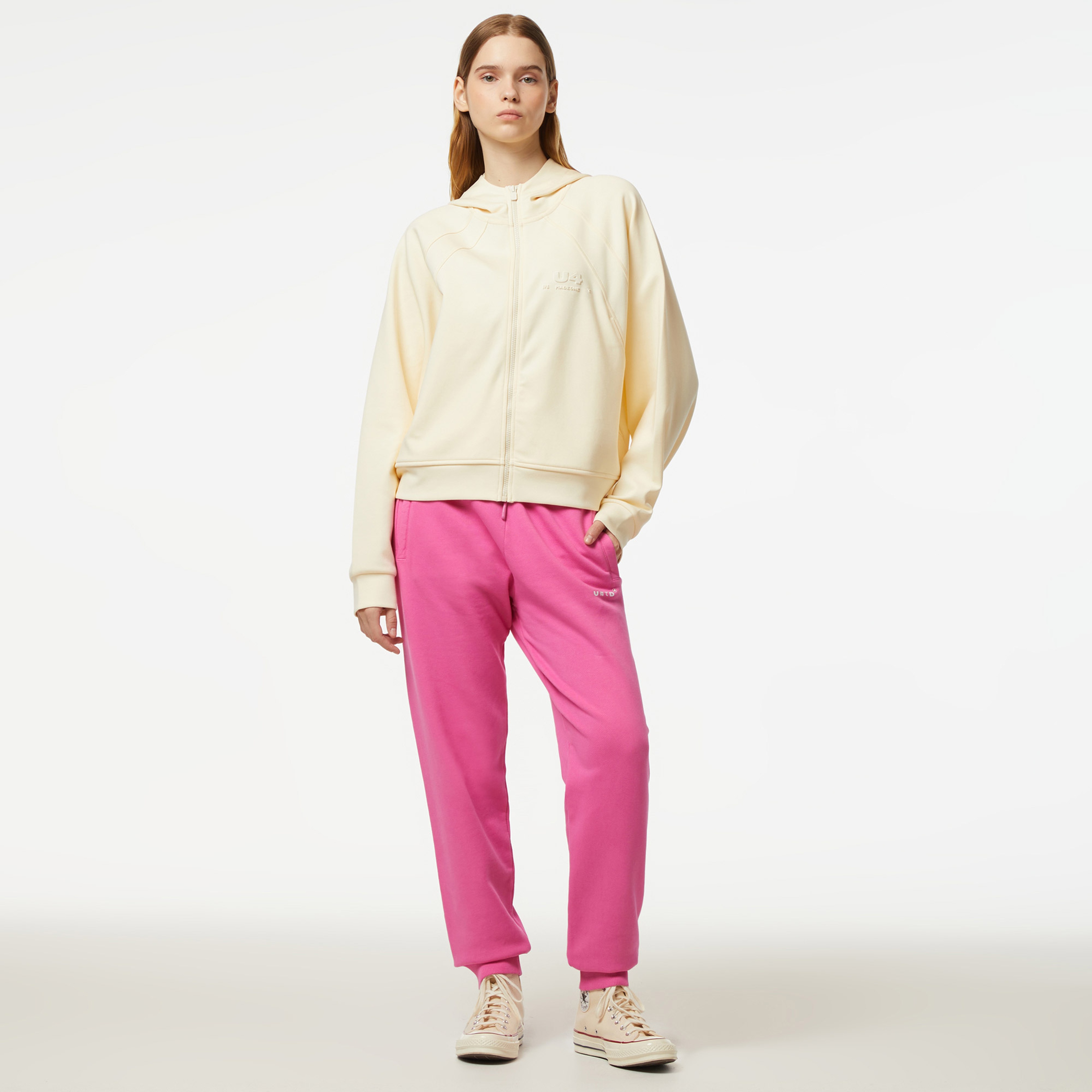 UNITED4 Kadın Pembe Eşofman Altı