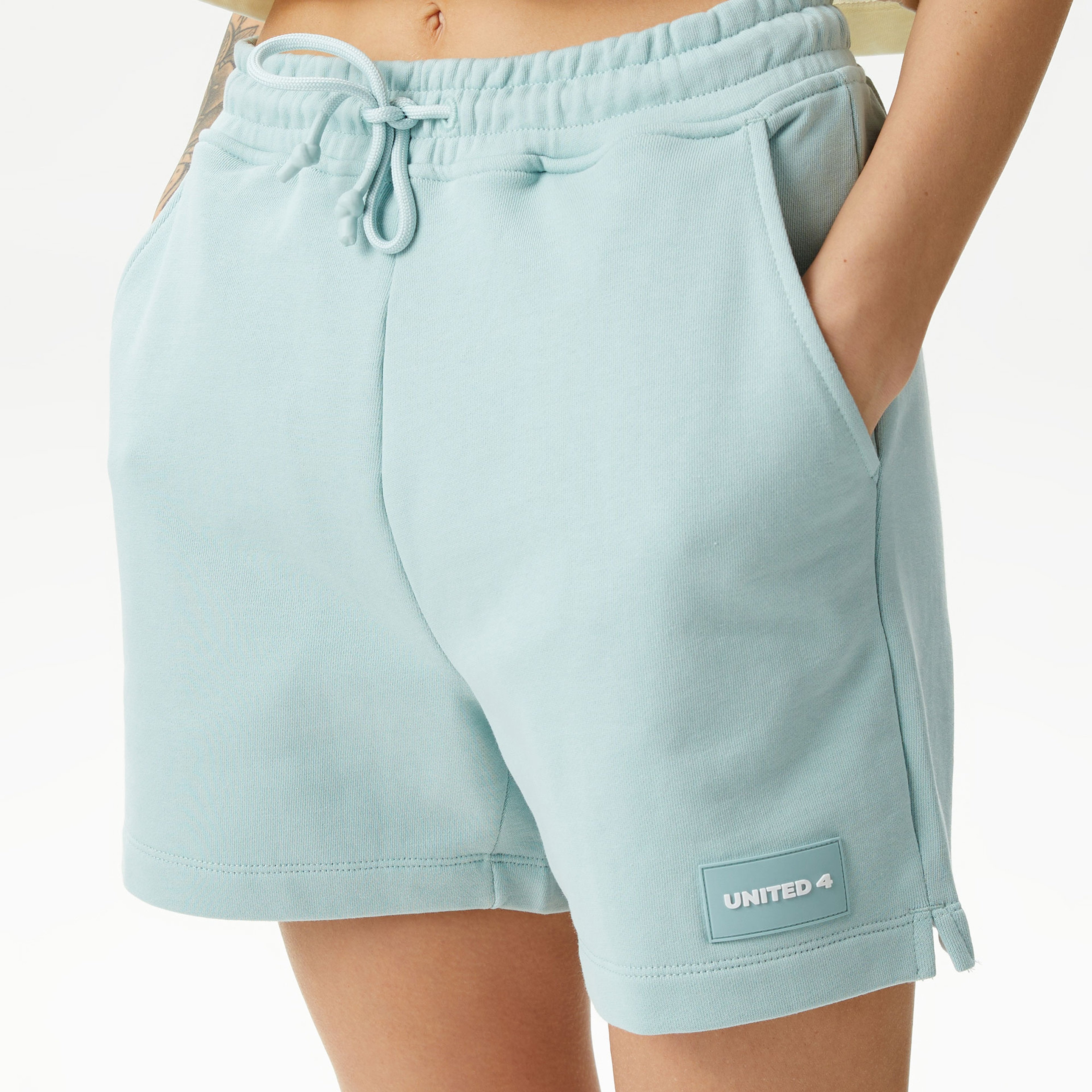 UNITED4 Kadın Yeşil Şort