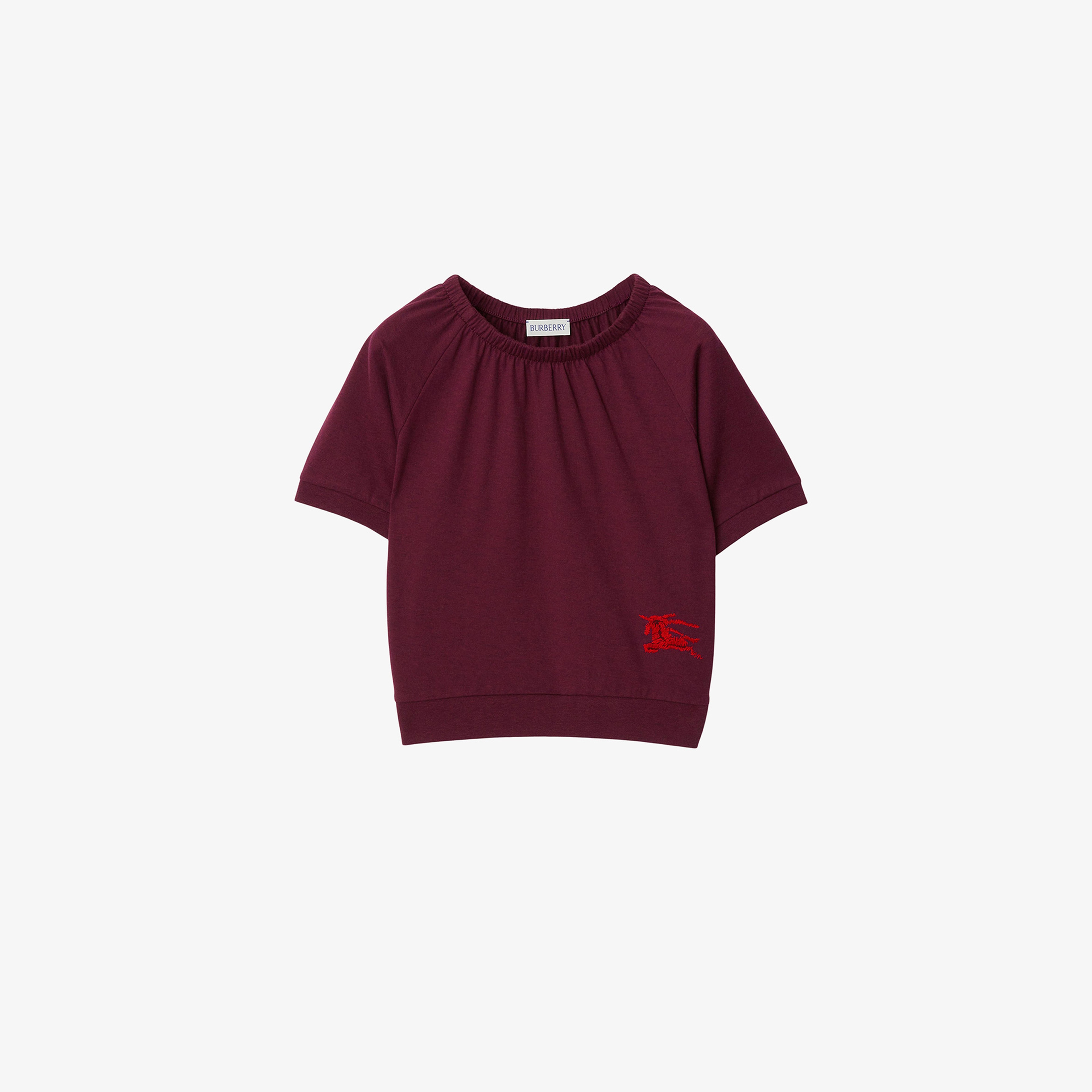 Burberry Çocuk Bordo Tshirt