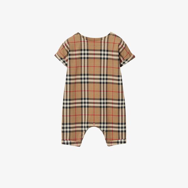 Burberry Çocuk Bej Çocuk Tulumu