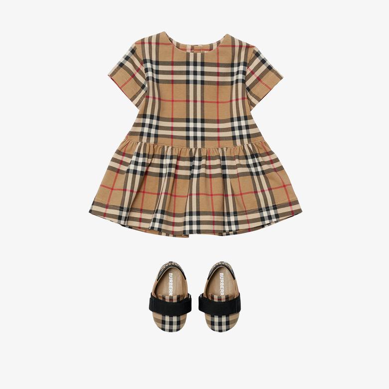 Burberry Çocuk Bej Elbise