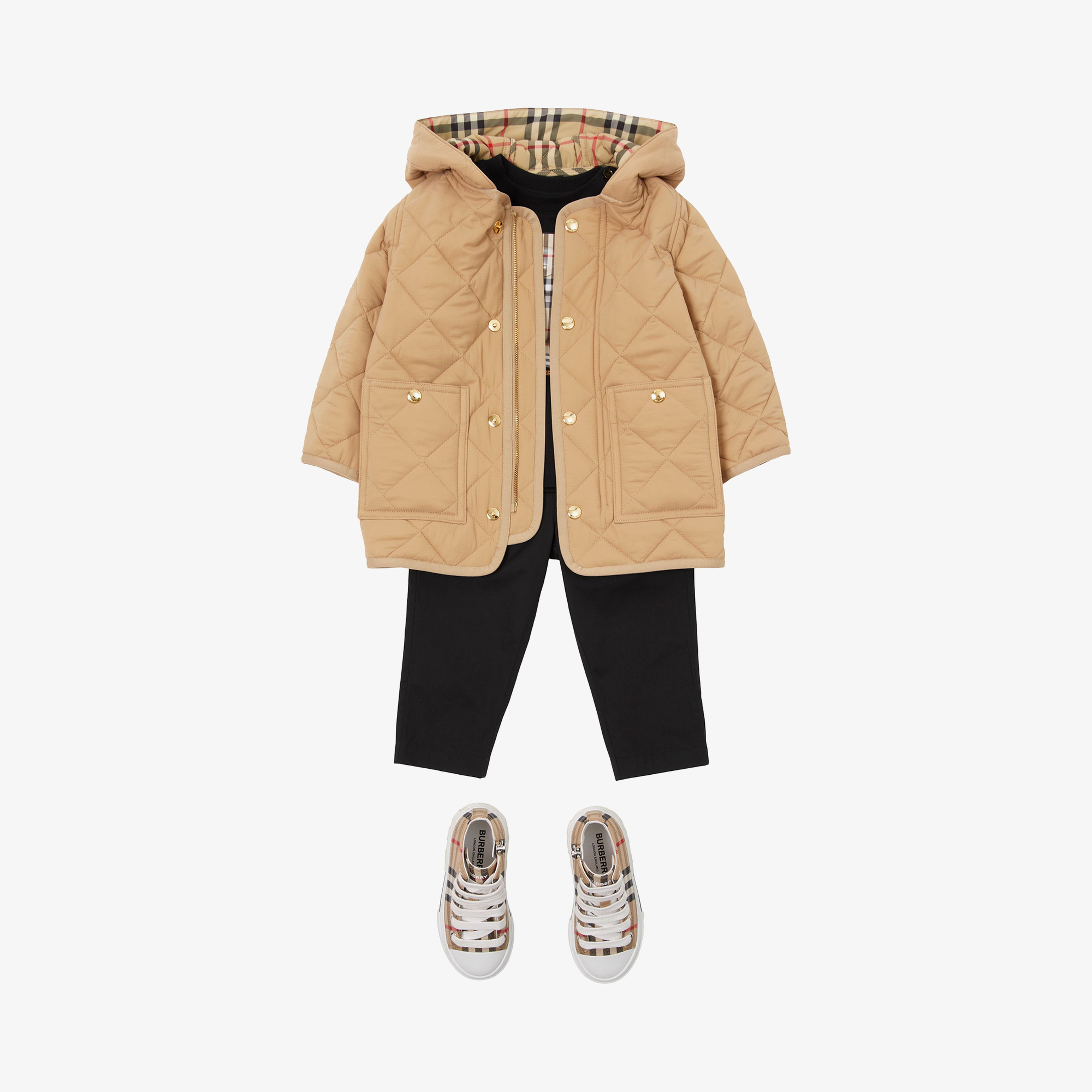 Burberry Çocuk Bej Mont