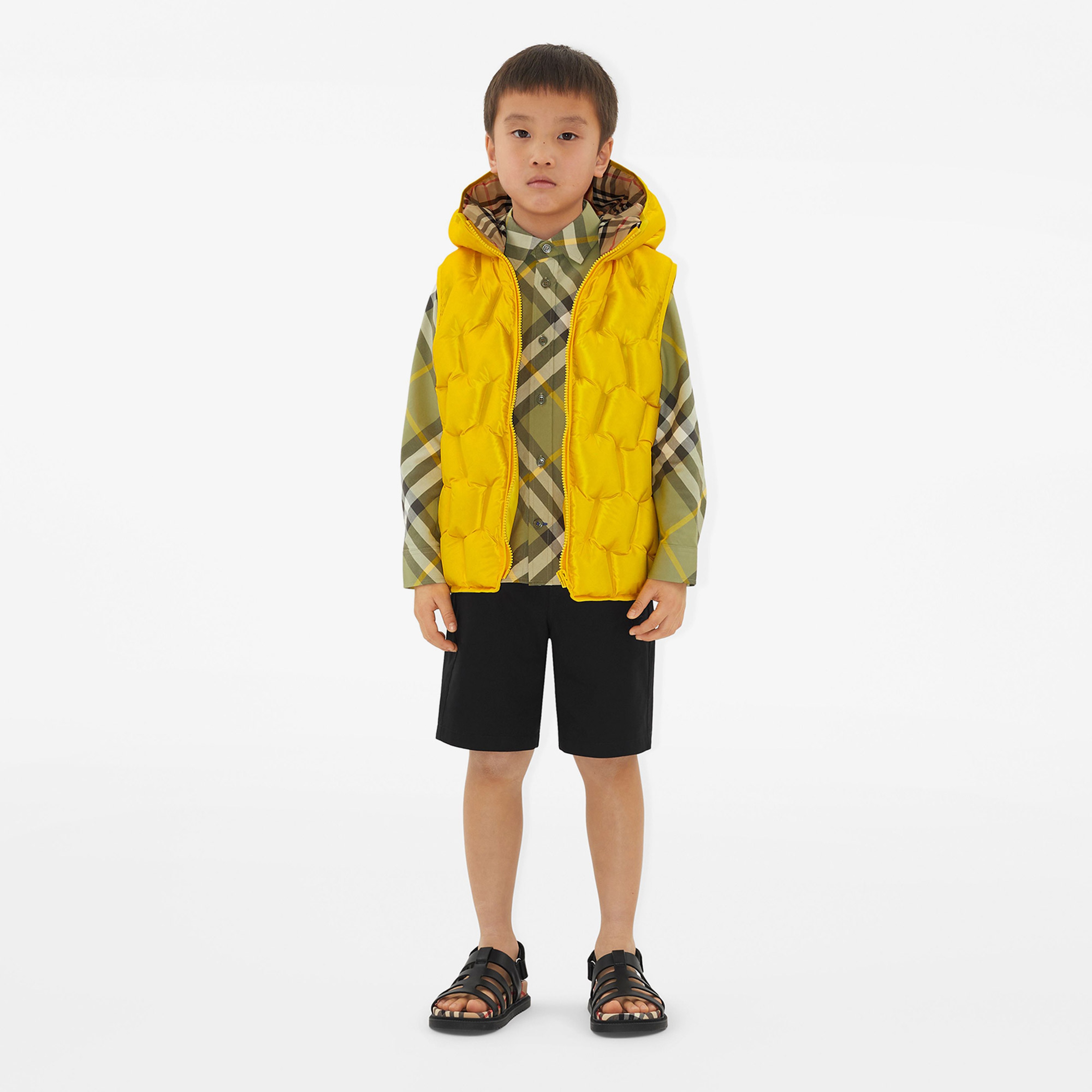 Burberry Çocuk Sarı Yelek