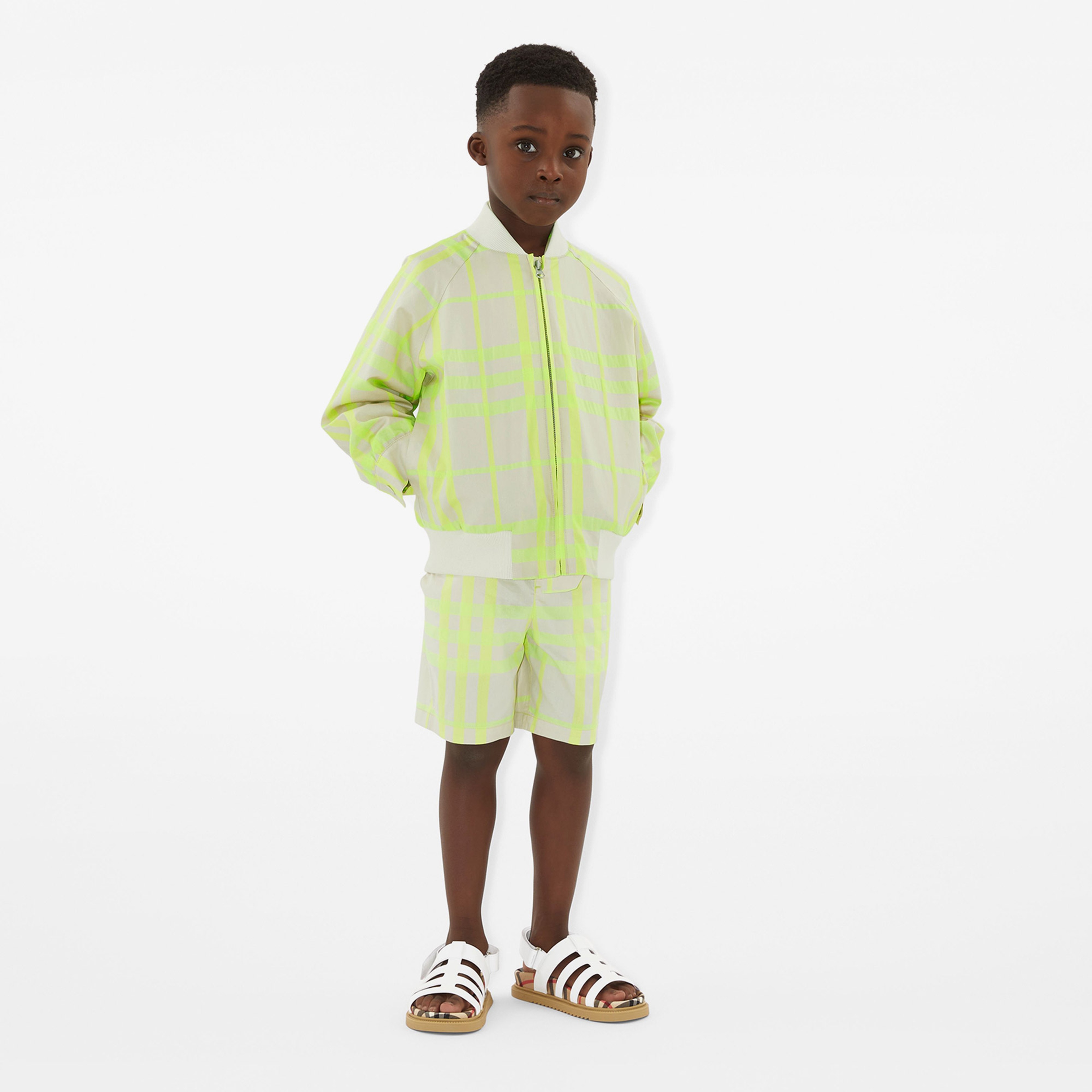 Burberry Çocuk Yeşil Şort