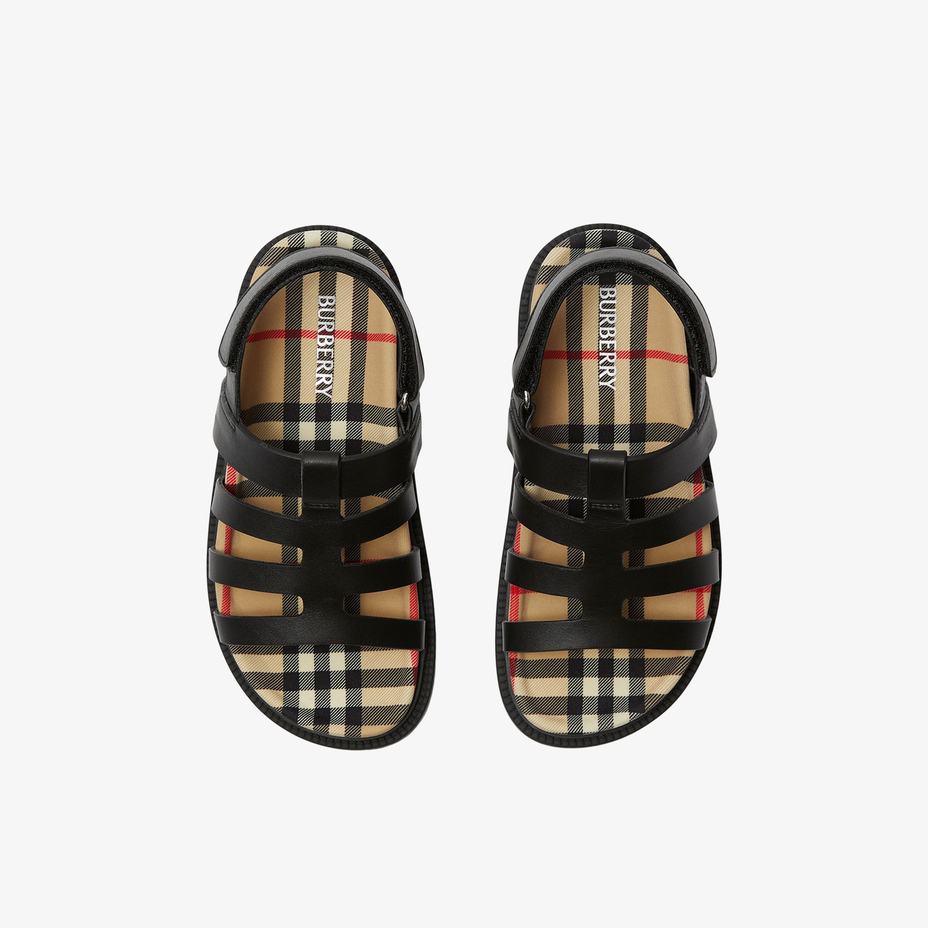 Burberry Çocuk Siyah Ayakkabı