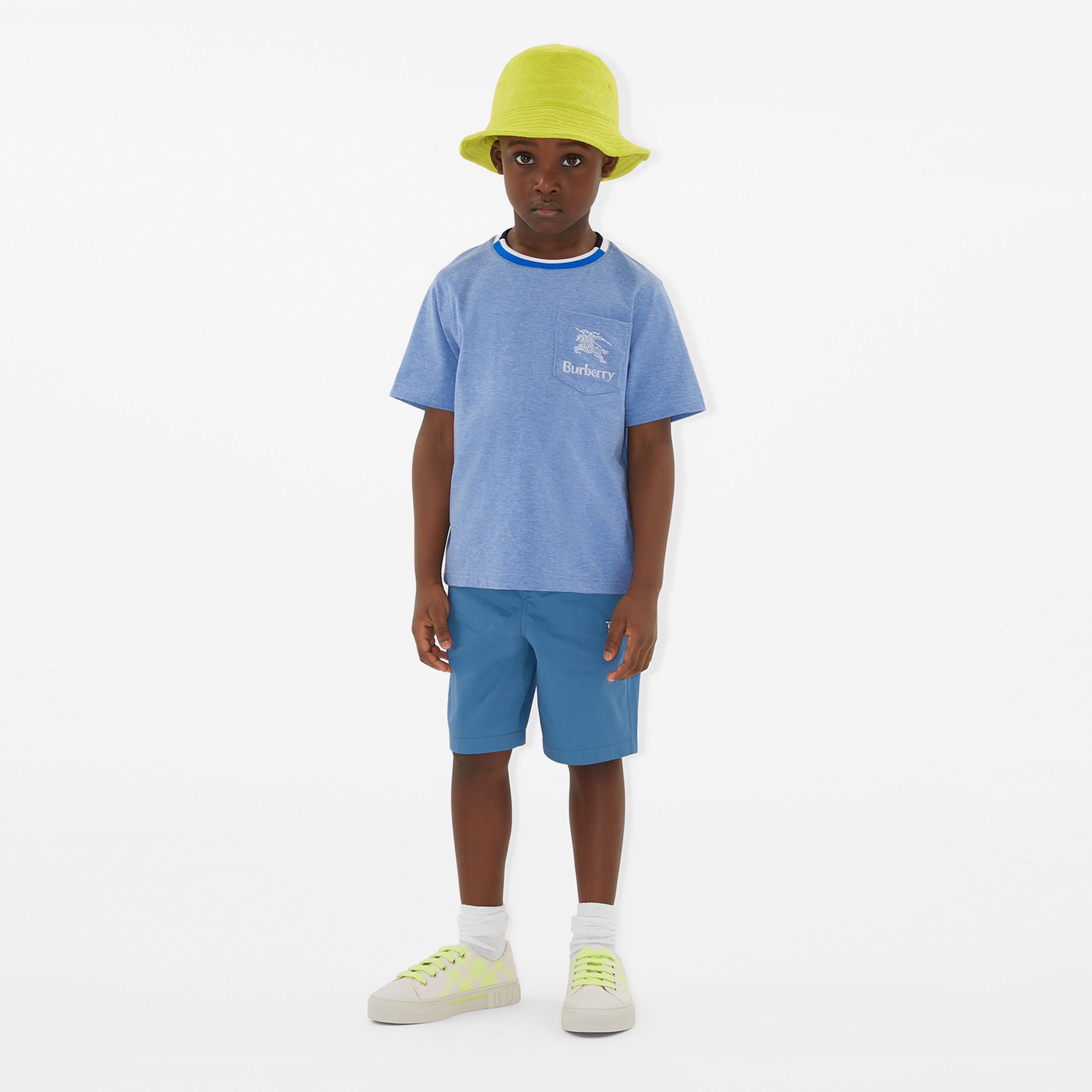 Burberry Çocuk Mavi Şort