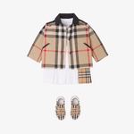 Burberry Çocuk Bej Mont