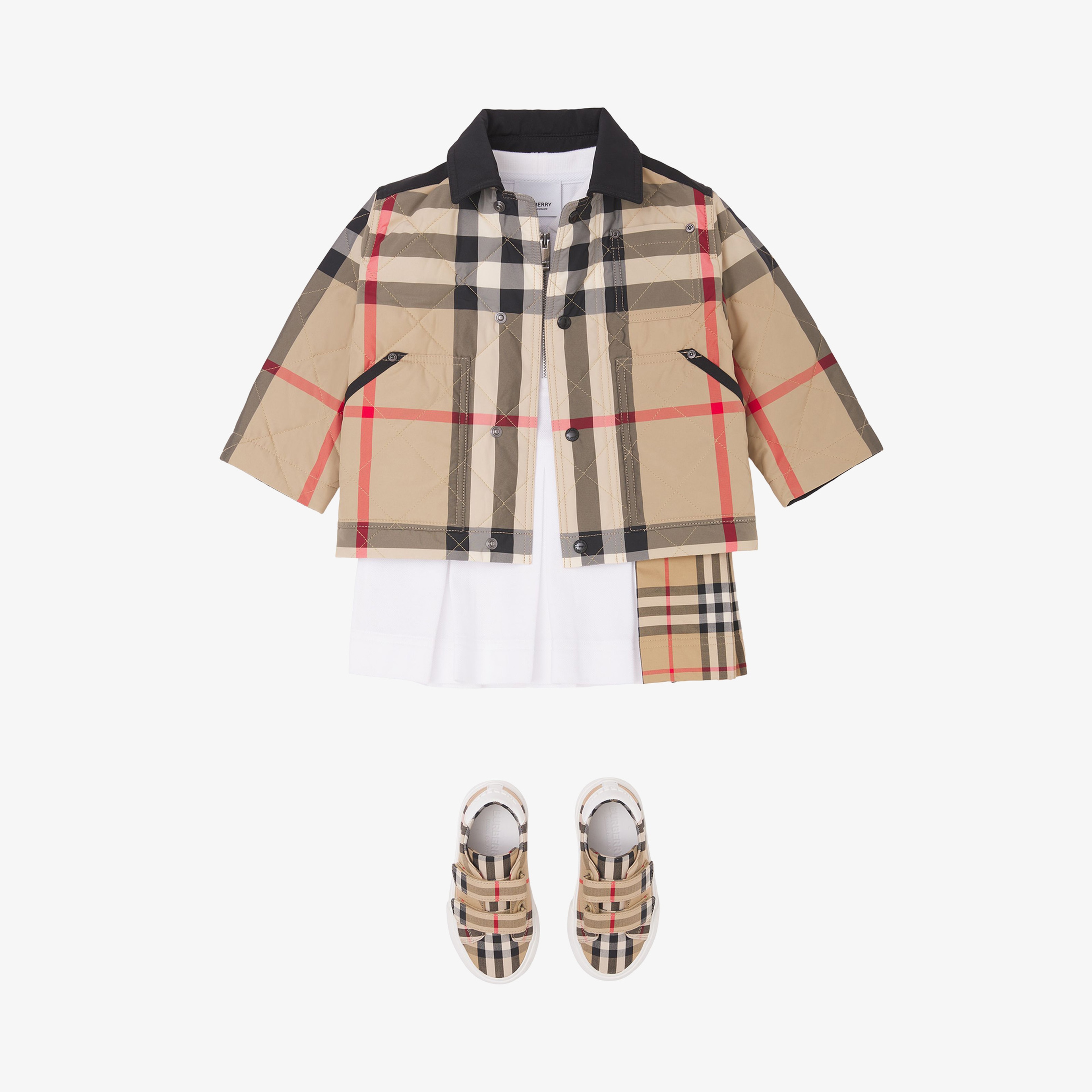 Burberry Çocuk Bej Mont