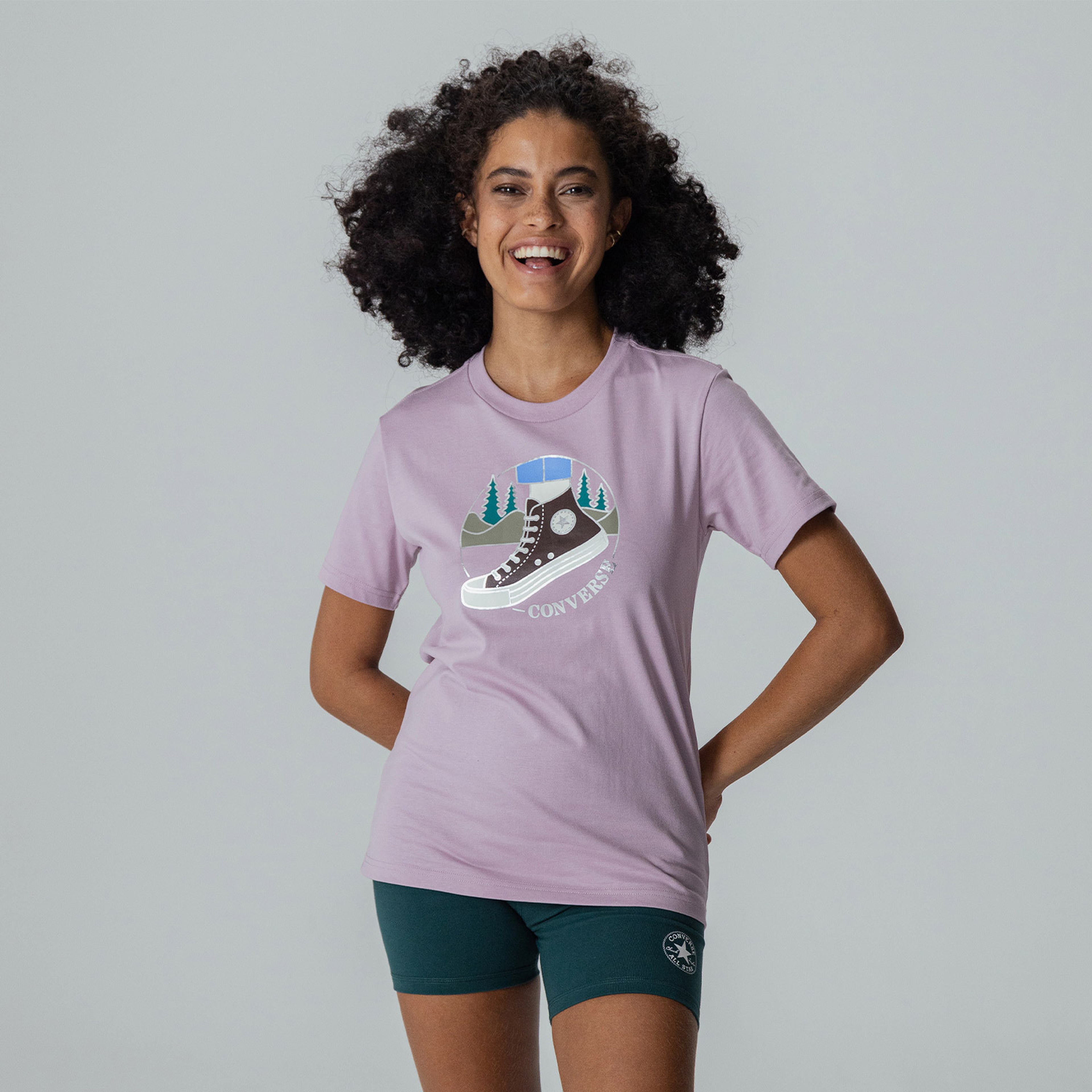 Converse On The Trails Kadın Pembe T-Shirt