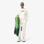 FW24 RUNWAY Unisex Regular Fit Baskılı Beyaz Eşofman Altı