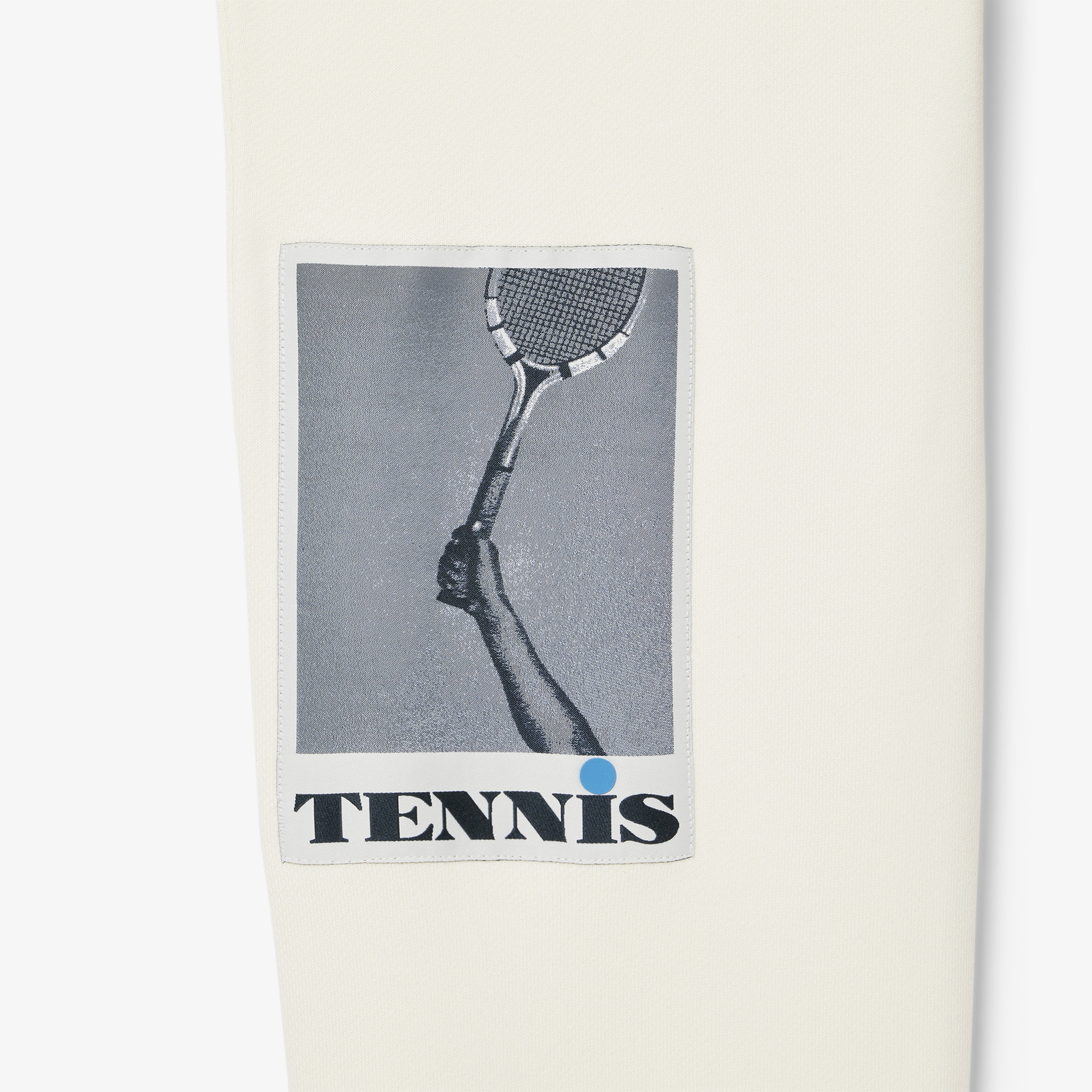 FW24 RUNWAY Unisex Regular Fit Baskılı Beyaz Eşofman Altı