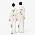 FW24 RUNWAY Unisex Regular Fit Baskılı Beyaz Eşofman Altı
