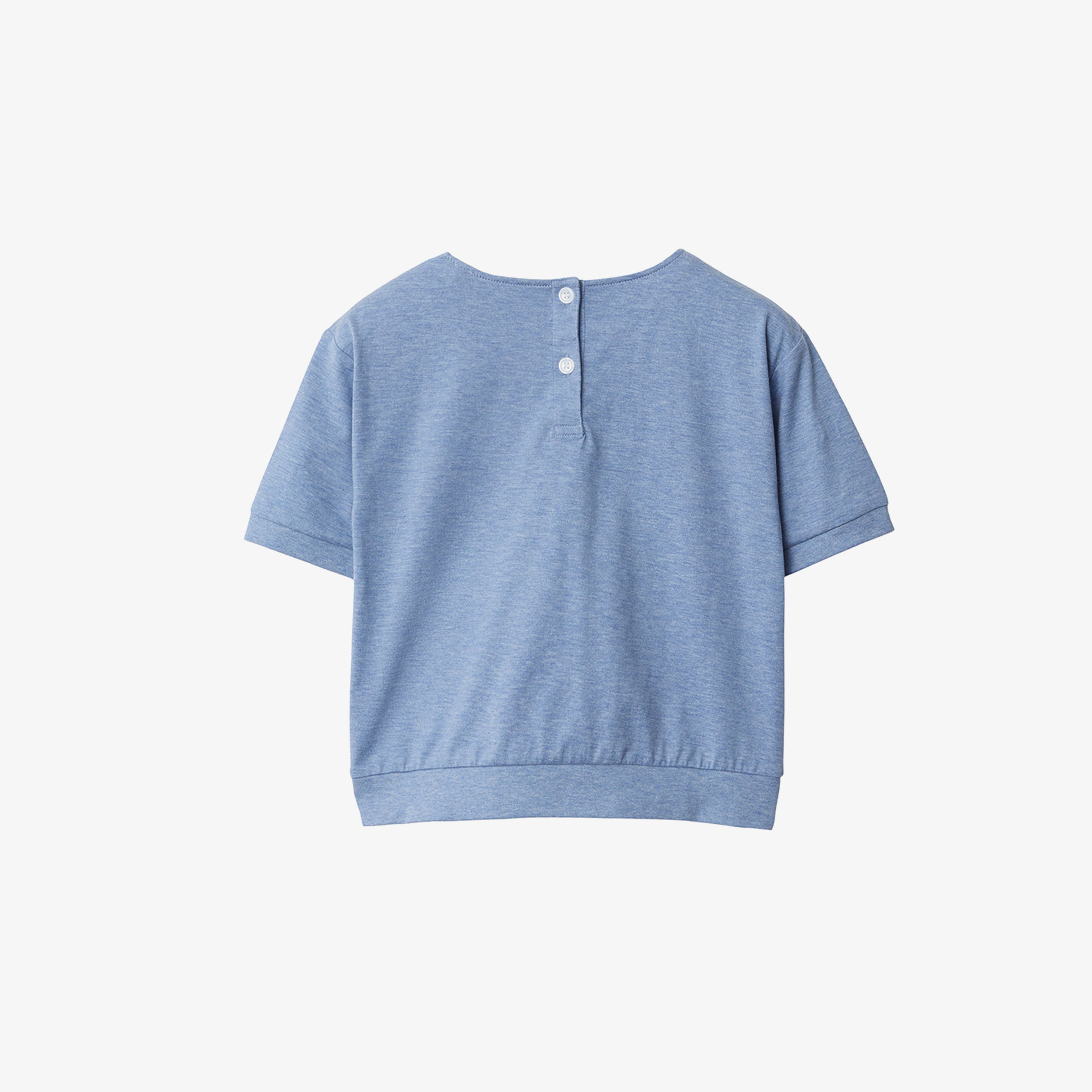 Burberry Çocuk Mavi Tshirt