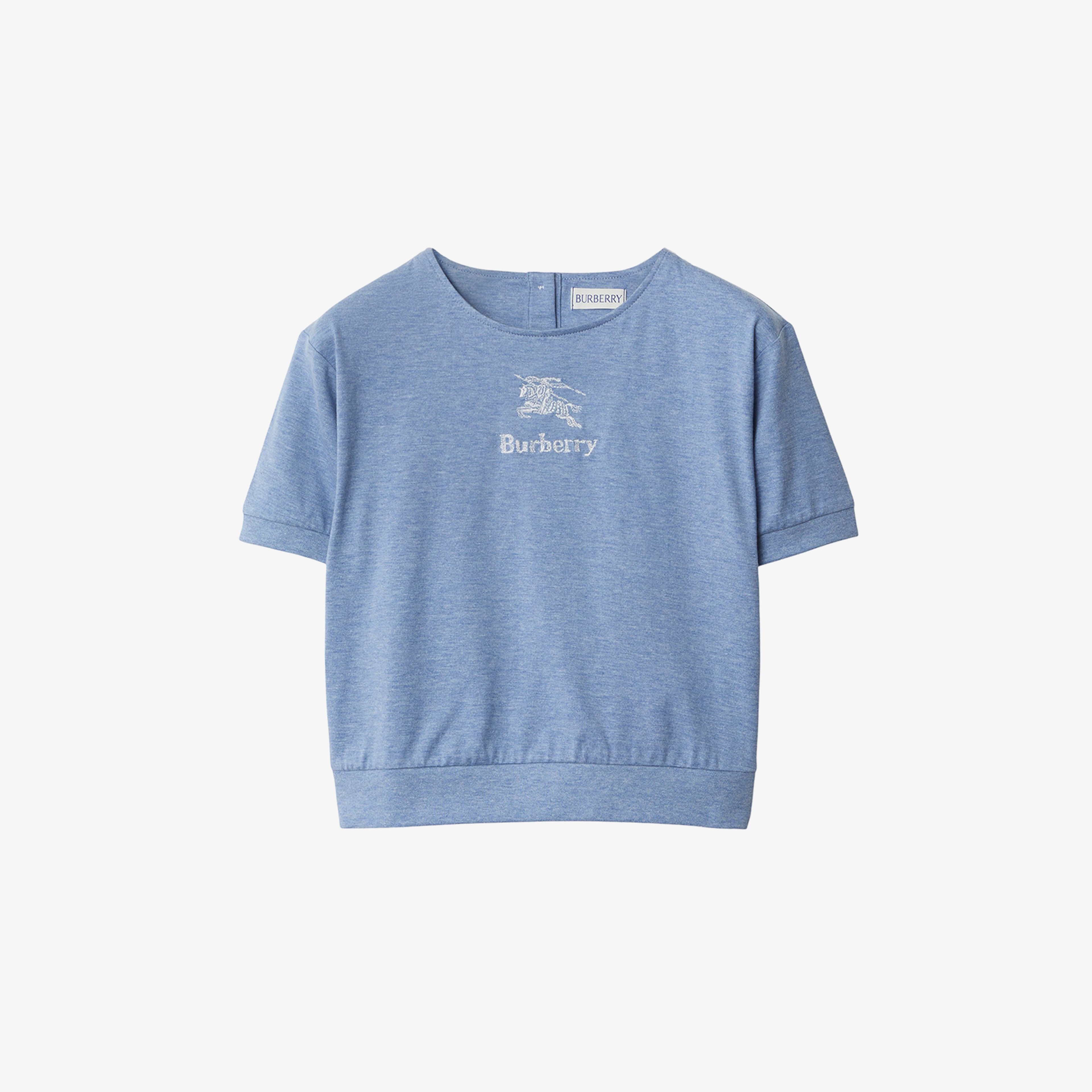 Burberry Çocuk Mavi Tshirt