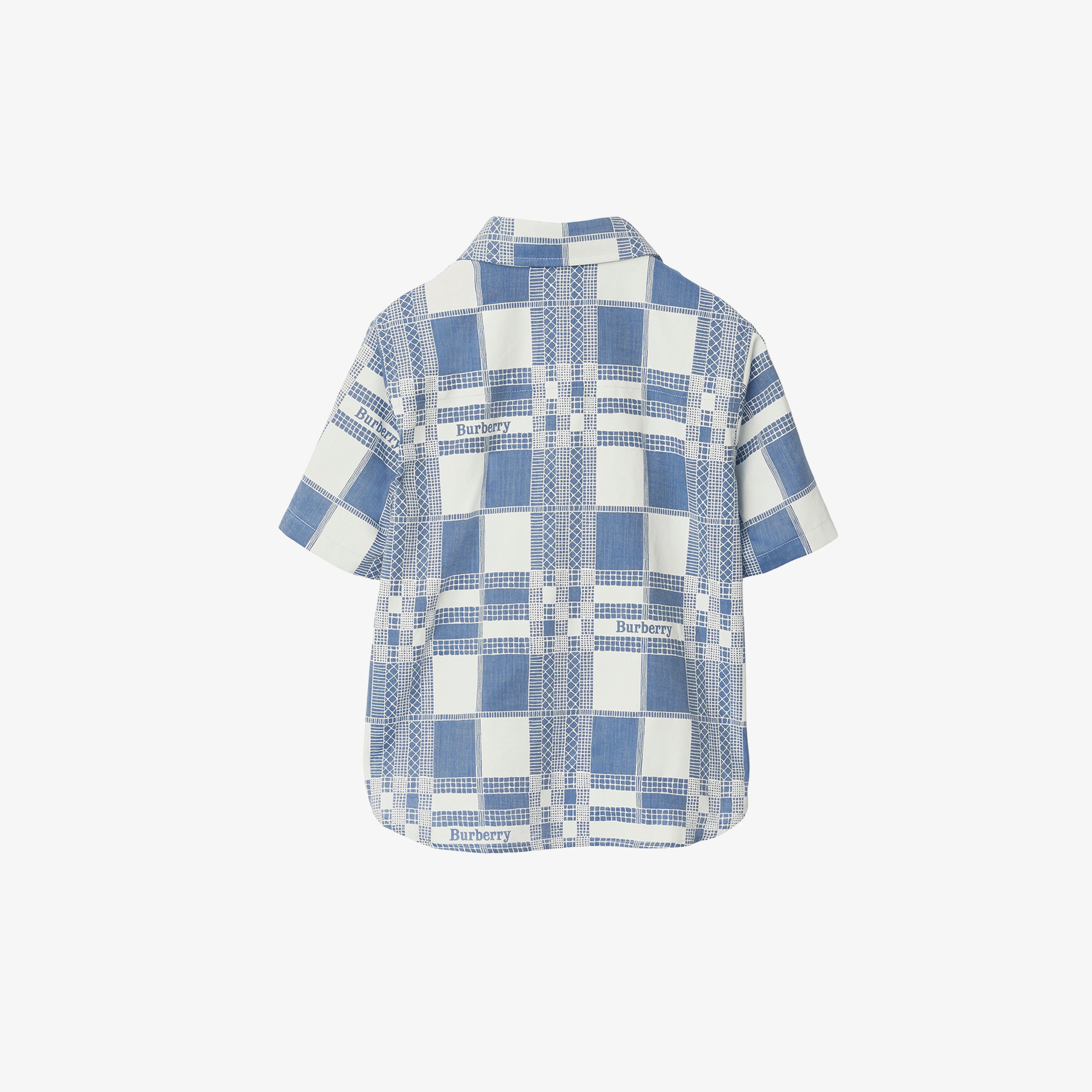 Burberry Çocuk Mavi  Gömlek