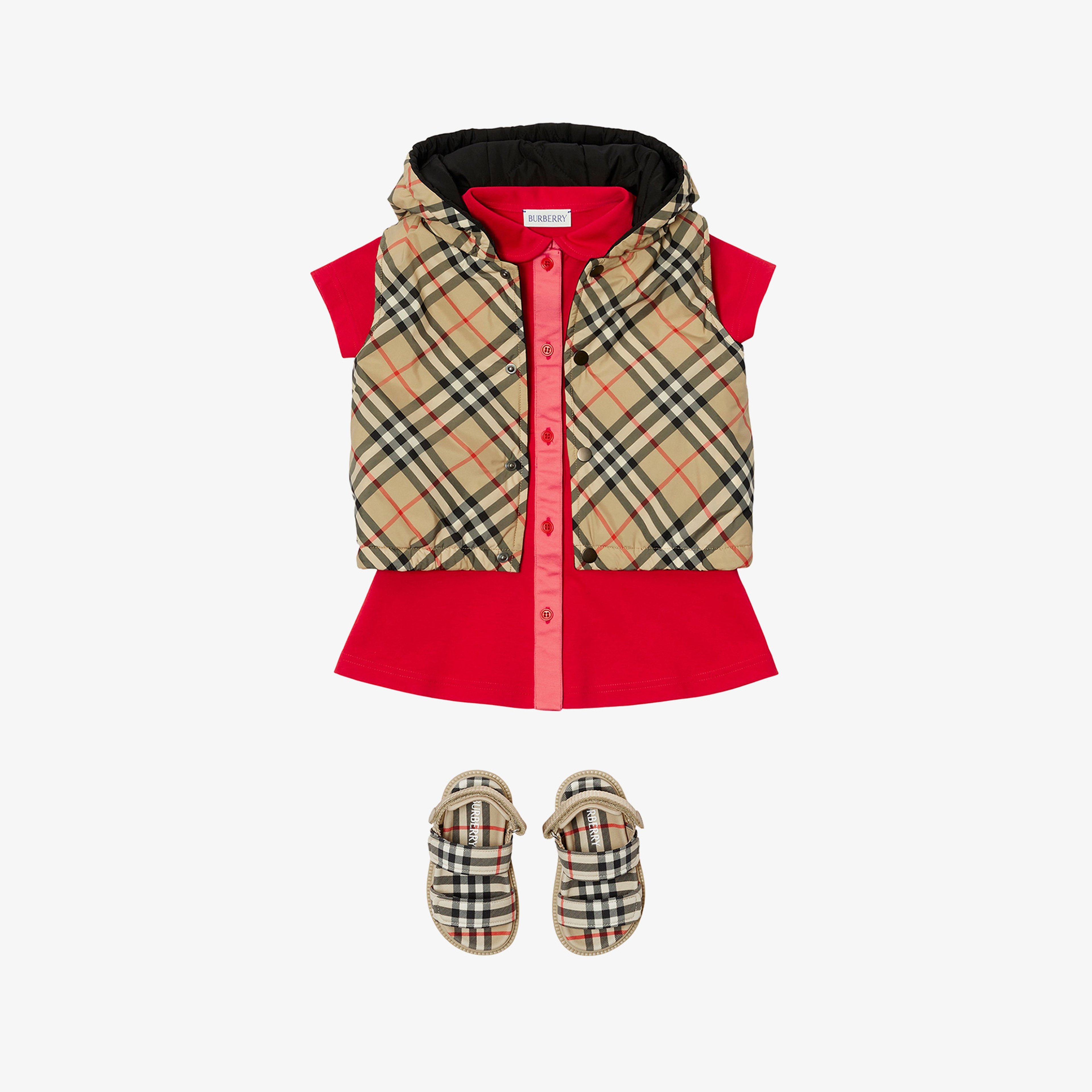 Burberry Çocuk Bej Mont