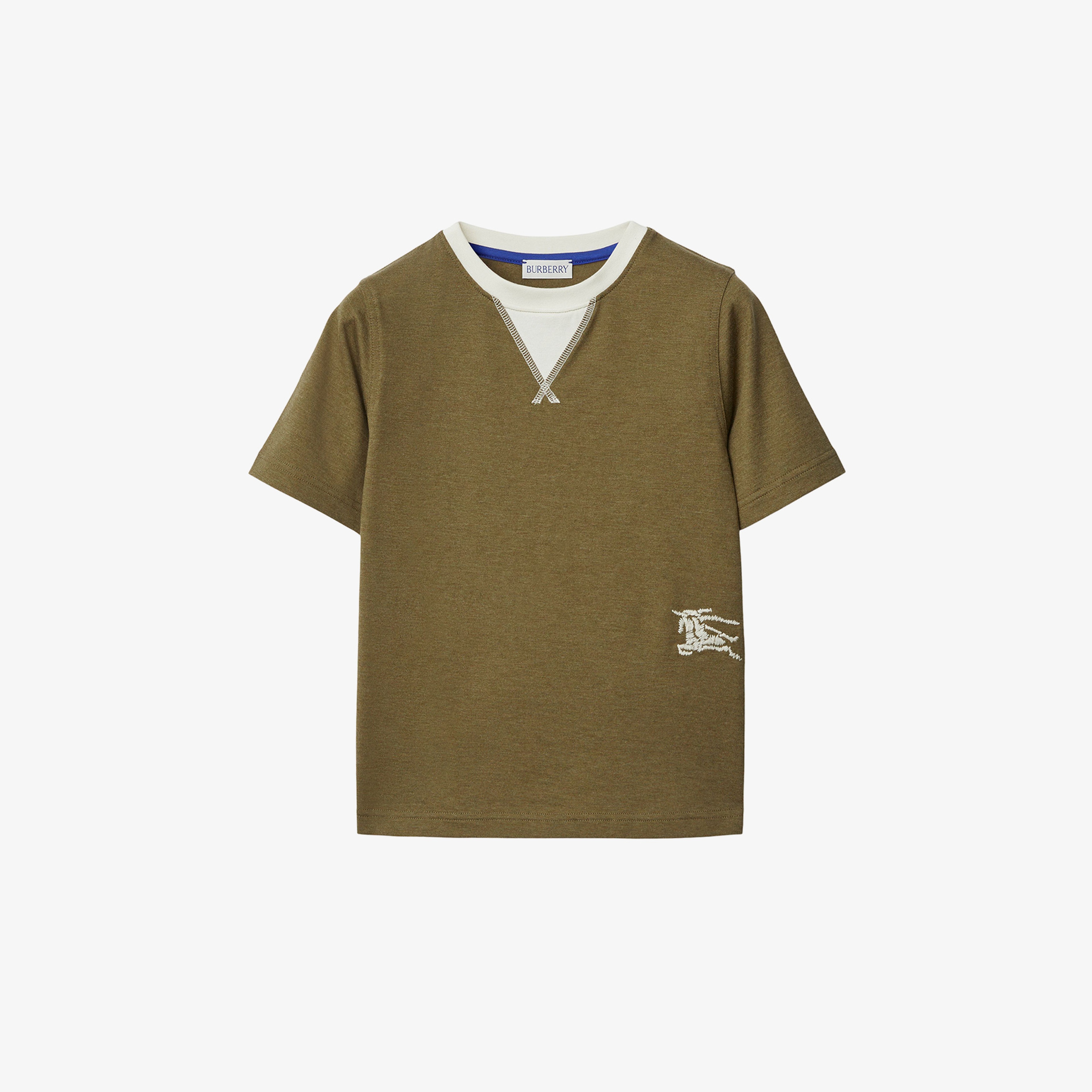 Burberry Çocuk Haki  Tshirt