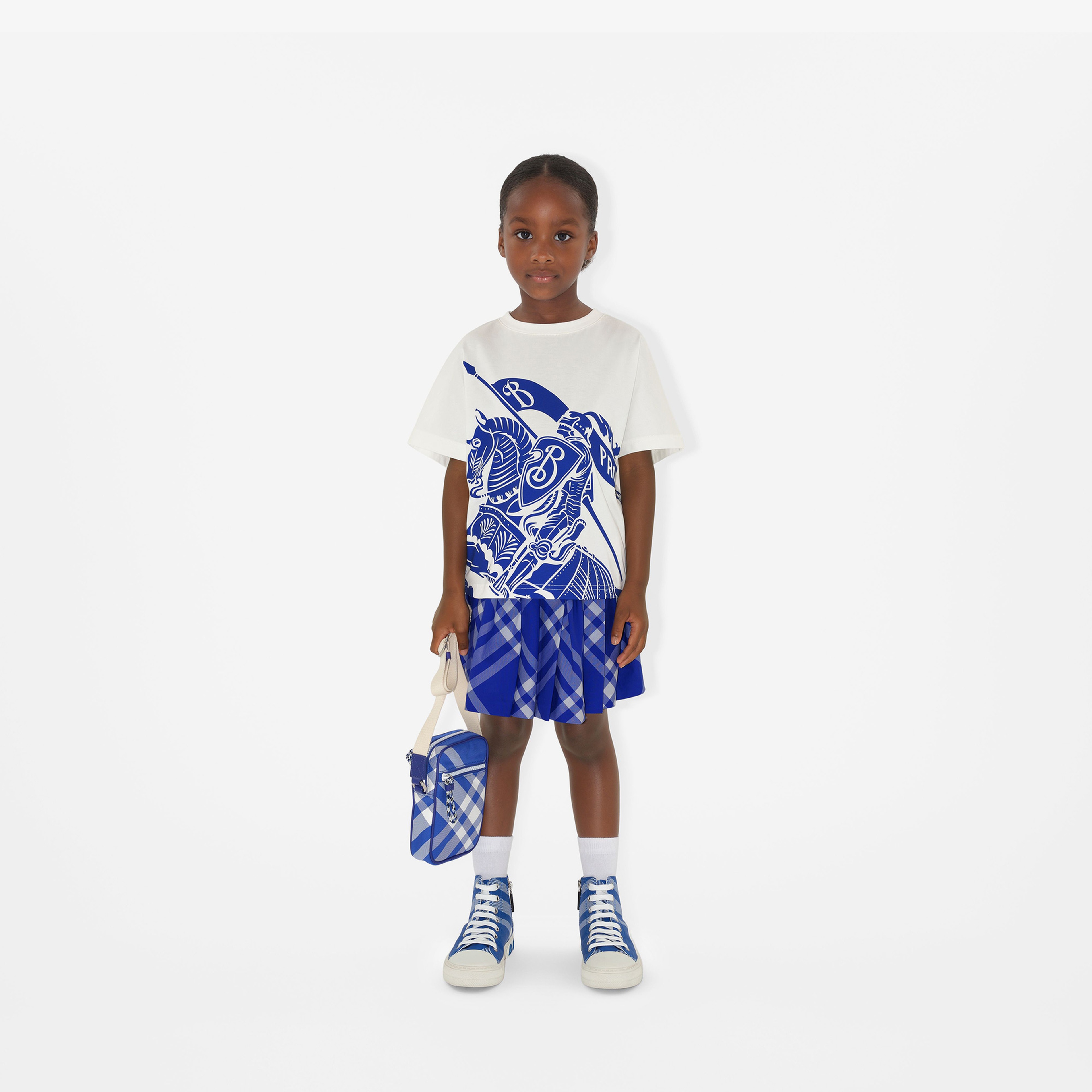 Burberry Çocuk Krem Tshirt