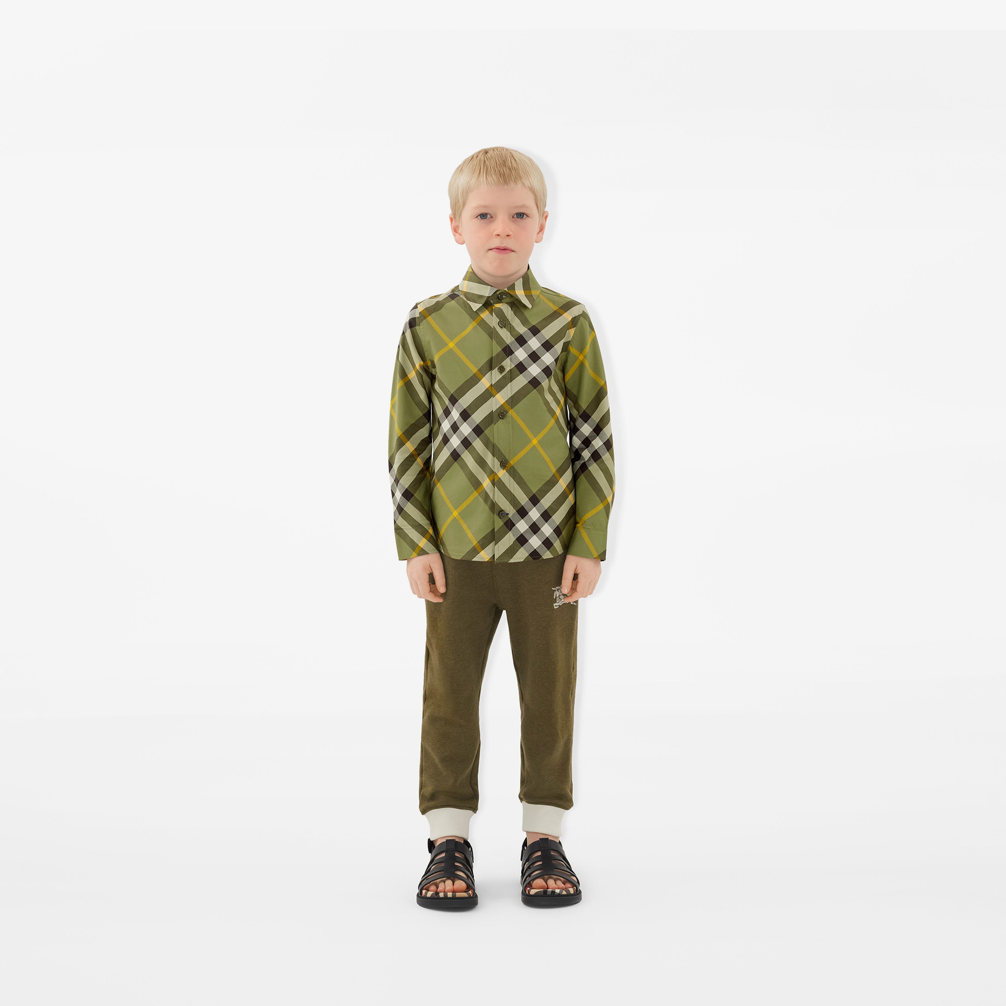 Burberry Çocuk Haki Eşofman