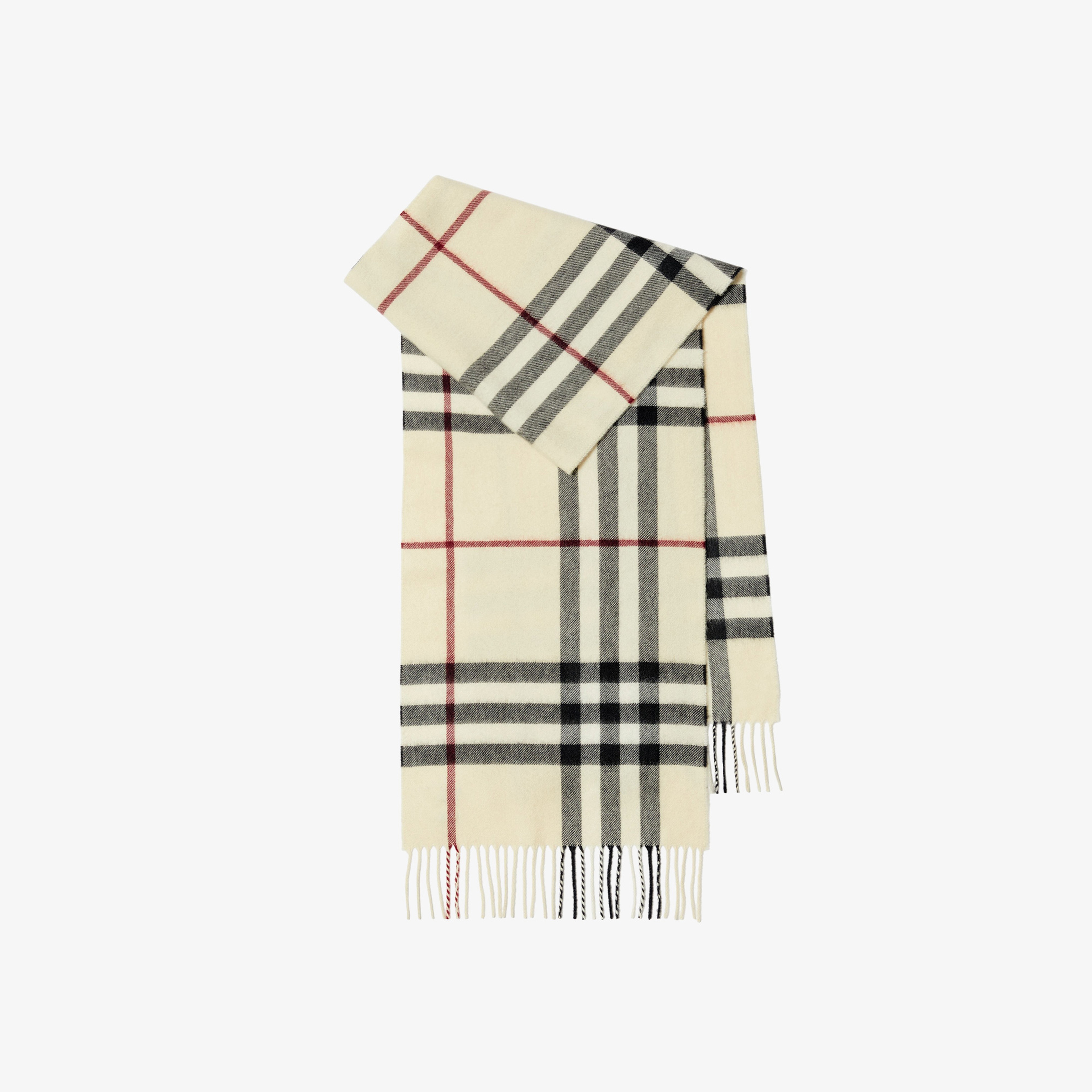 Burberry Unisex Krem Atkı